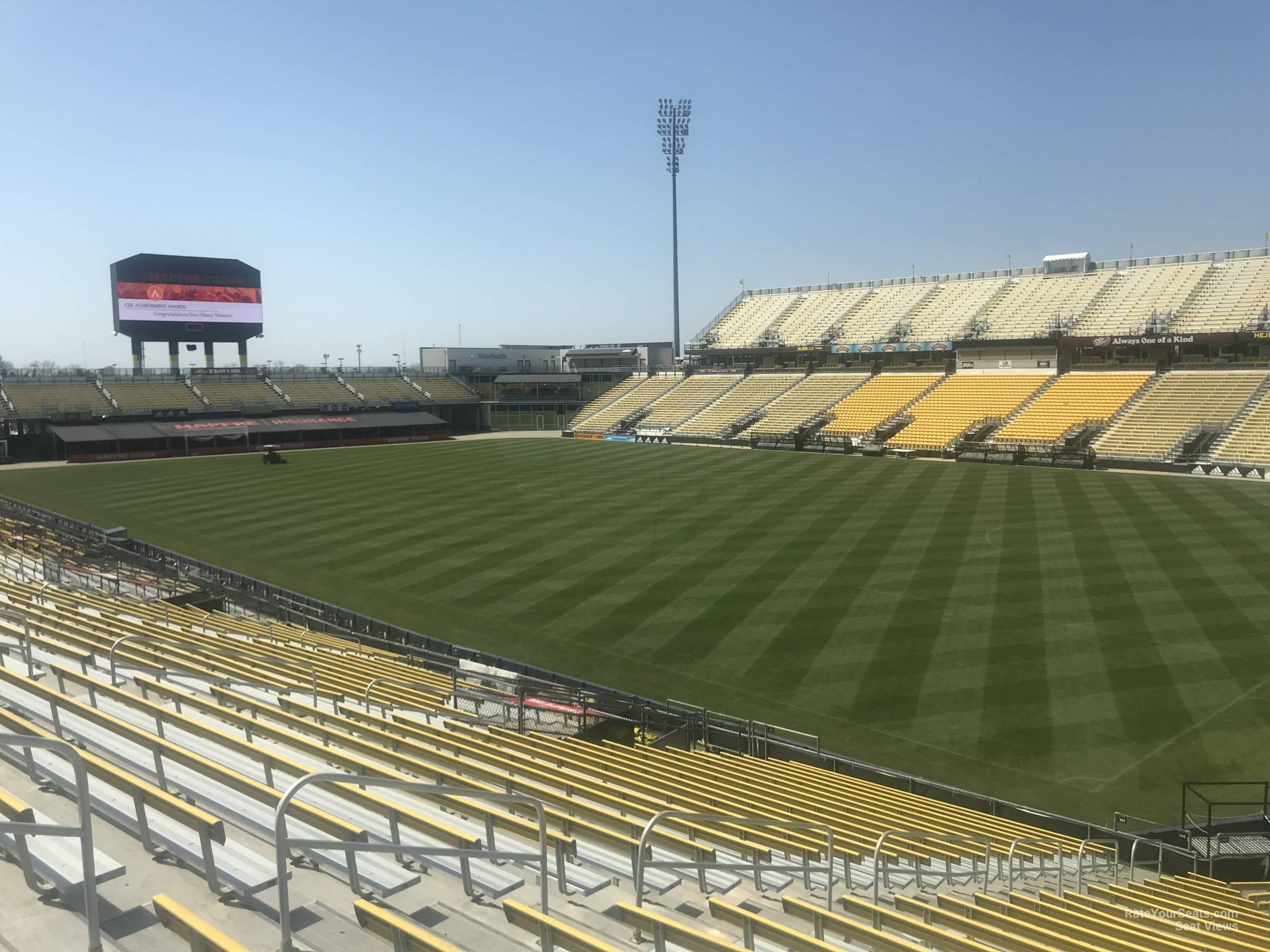 section 142, row 24 seat view  for soccer - historic crew stadium