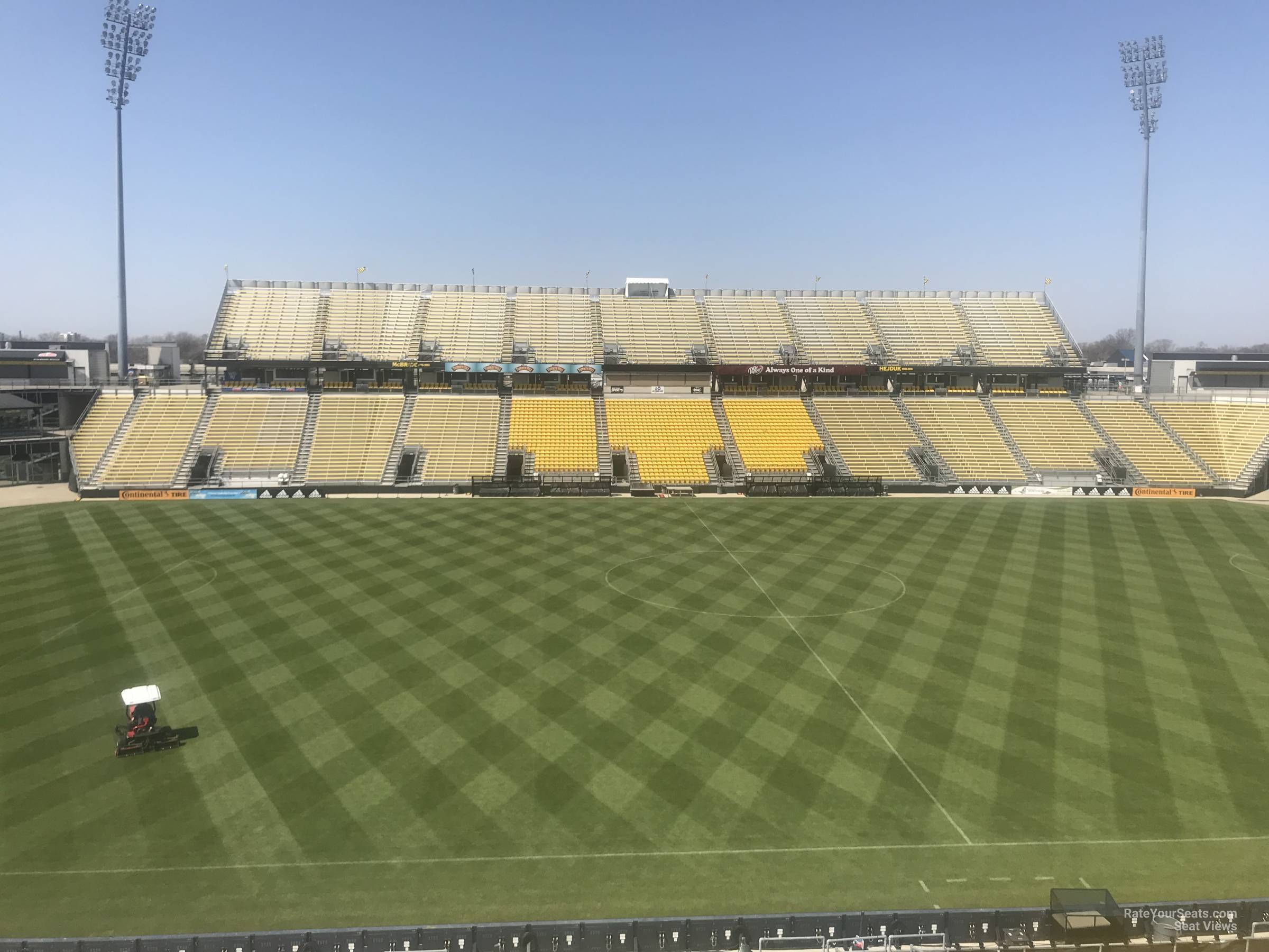 section 207, row 2 seat view  - historic crew stadium