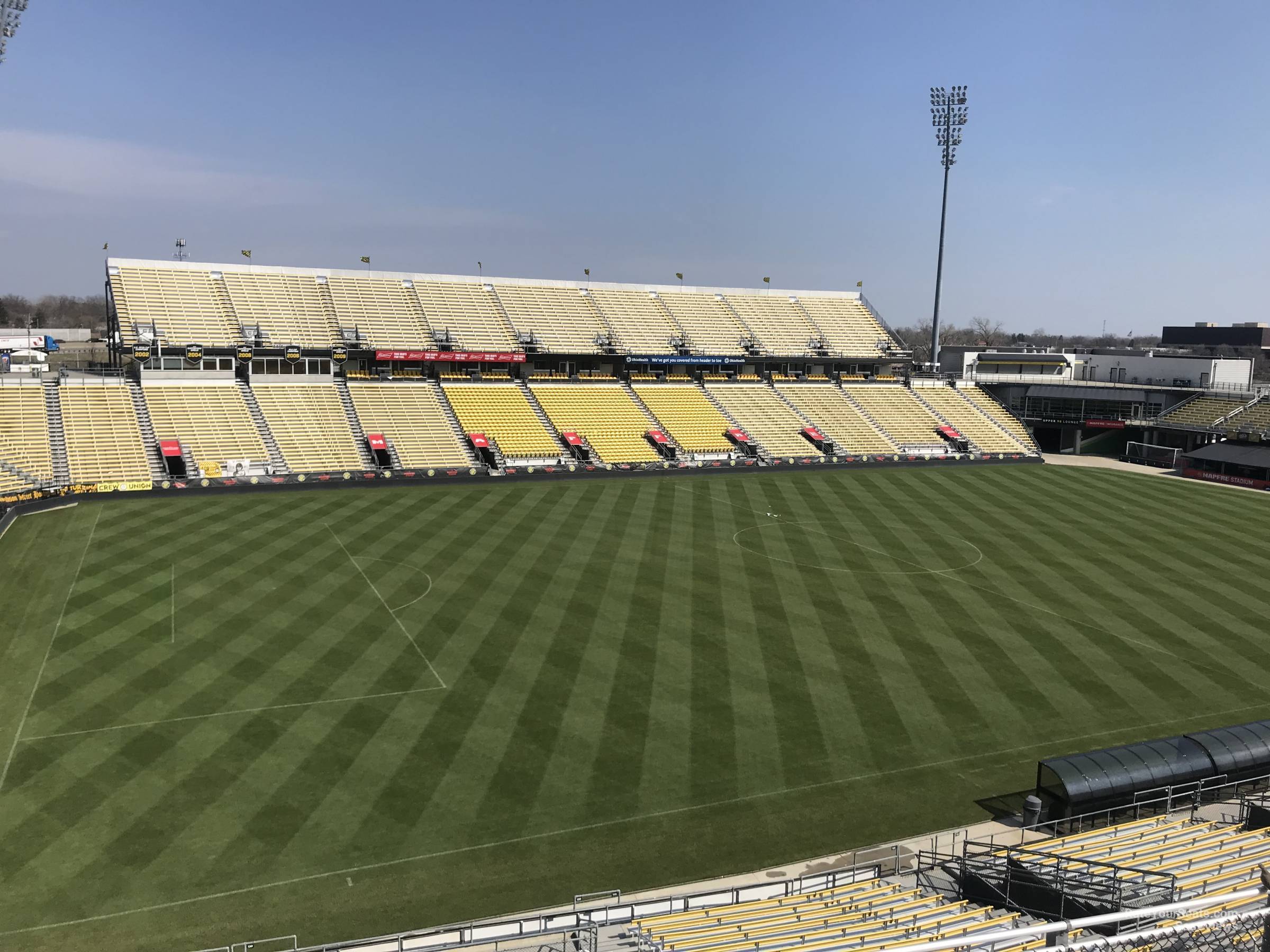 section 230, row 11 seat view  - historic crew stadium