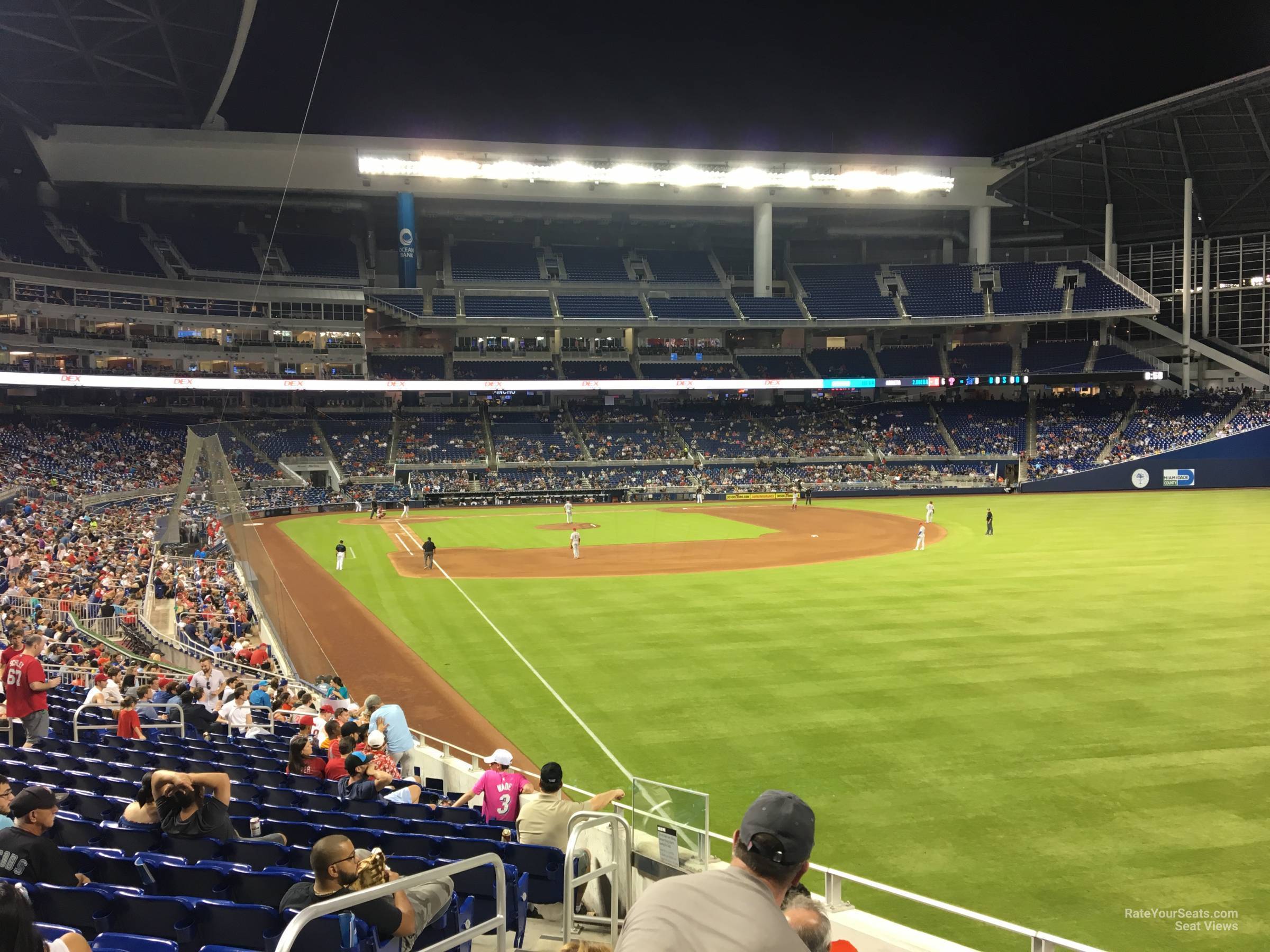 section 1, row 15 seat view  for baseball - loandepot park