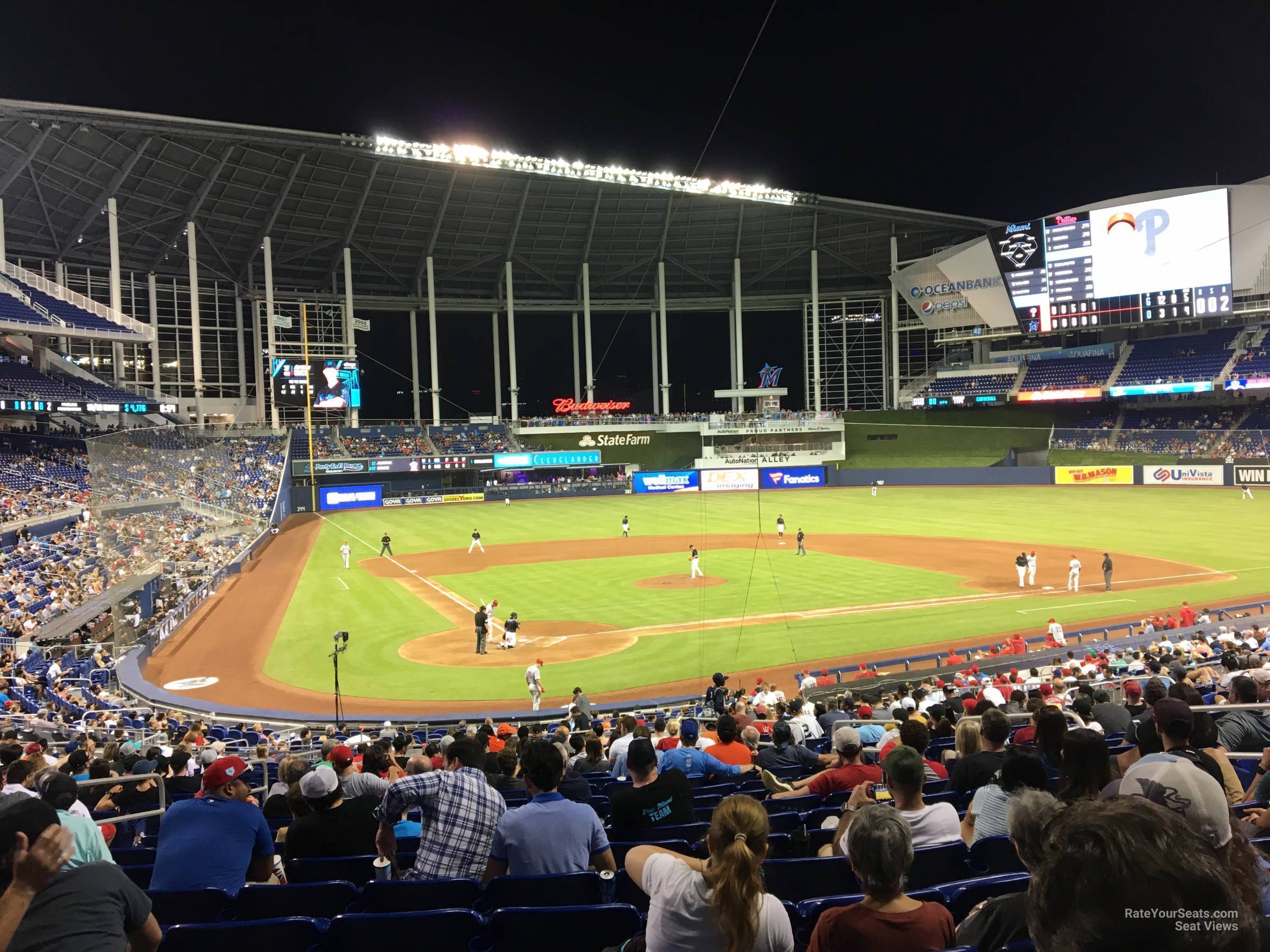 section 12, row 15 seat view  for baseball - loandepot park