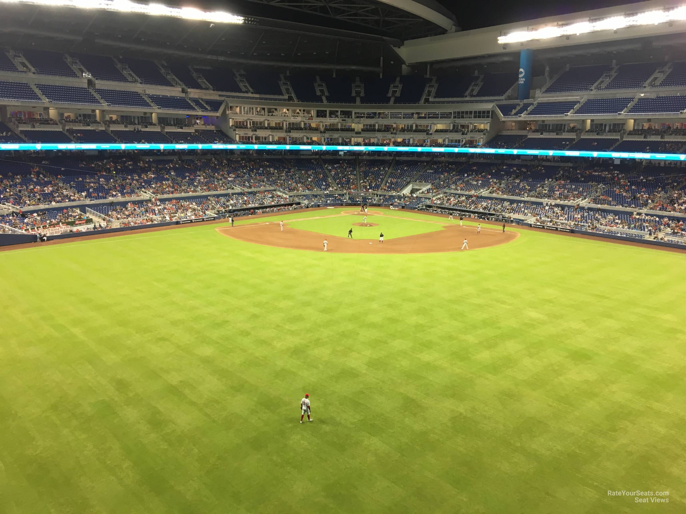 section 134, row 10 seat view  for baseball - loandepot park