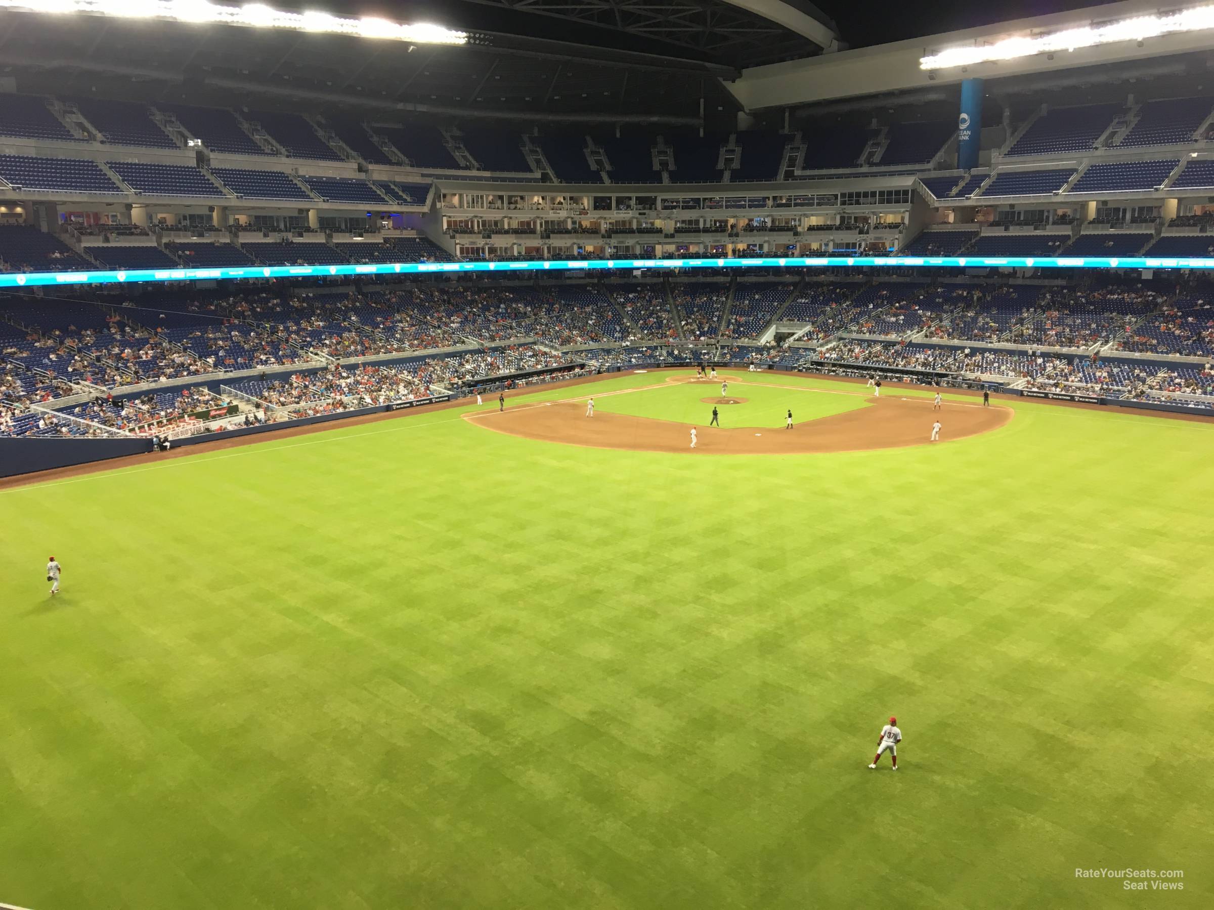 section 135, row 10 seat view  for baseball - loandepot park