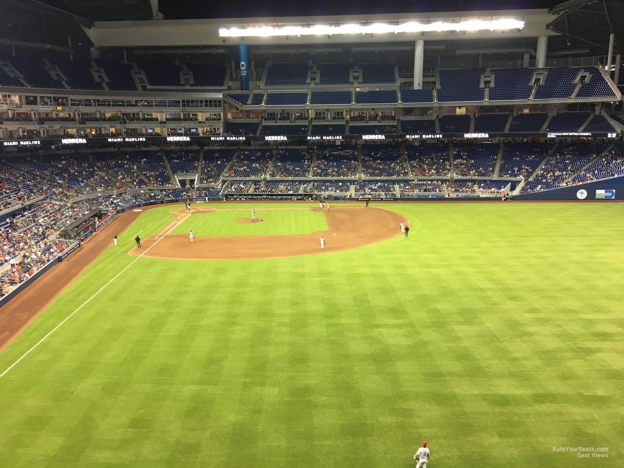 section 140, row 10 seat view  for baseball - loandepot park