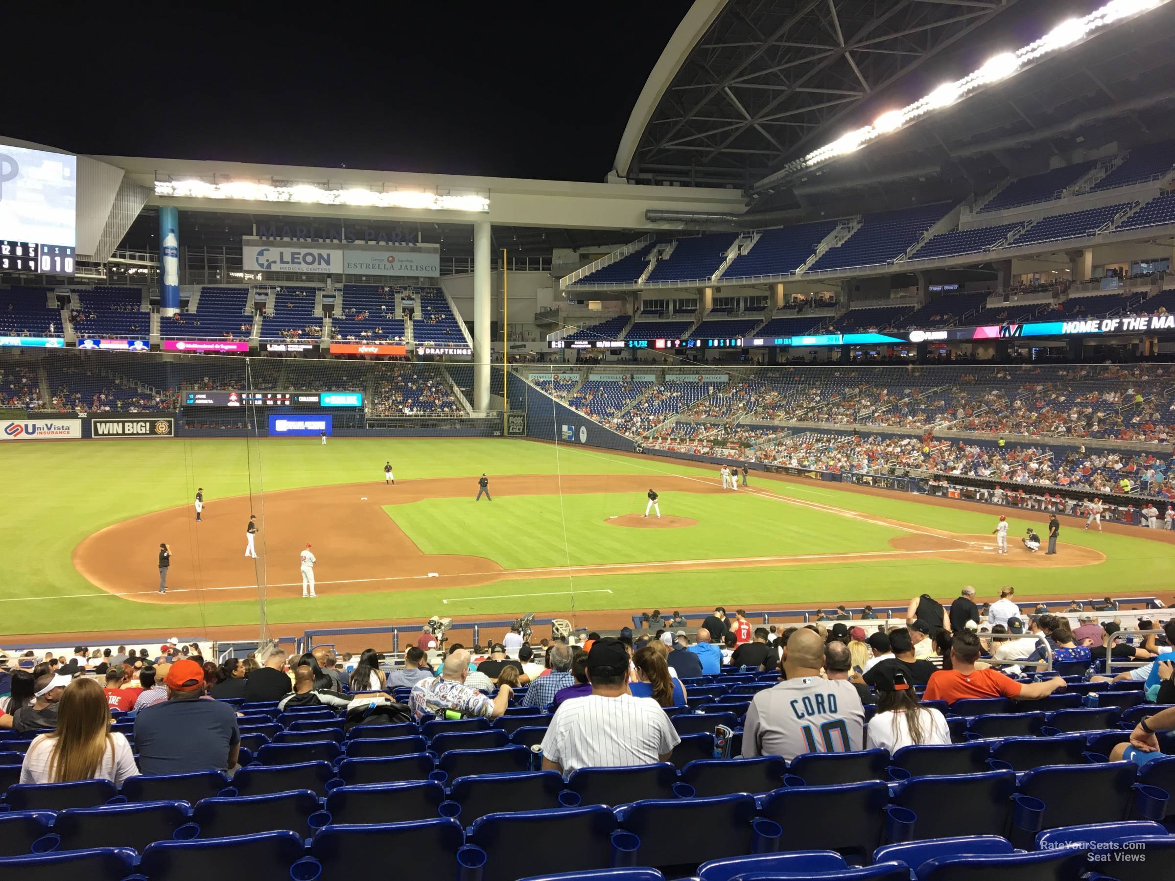 section 21, row 15 seat view  for baseball - loandepot park