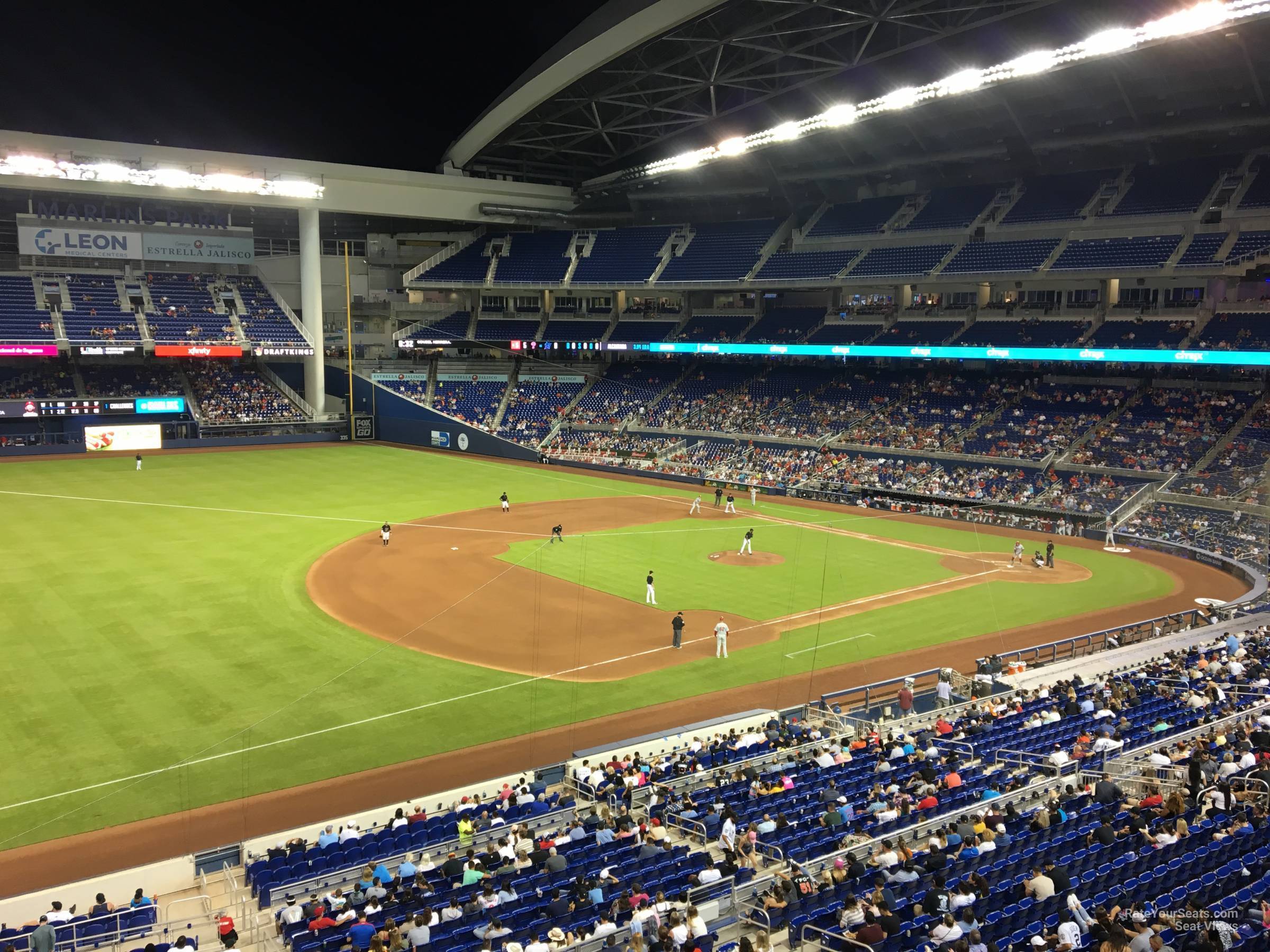 section 224, row 5 seat view  for baseball - loandepot park