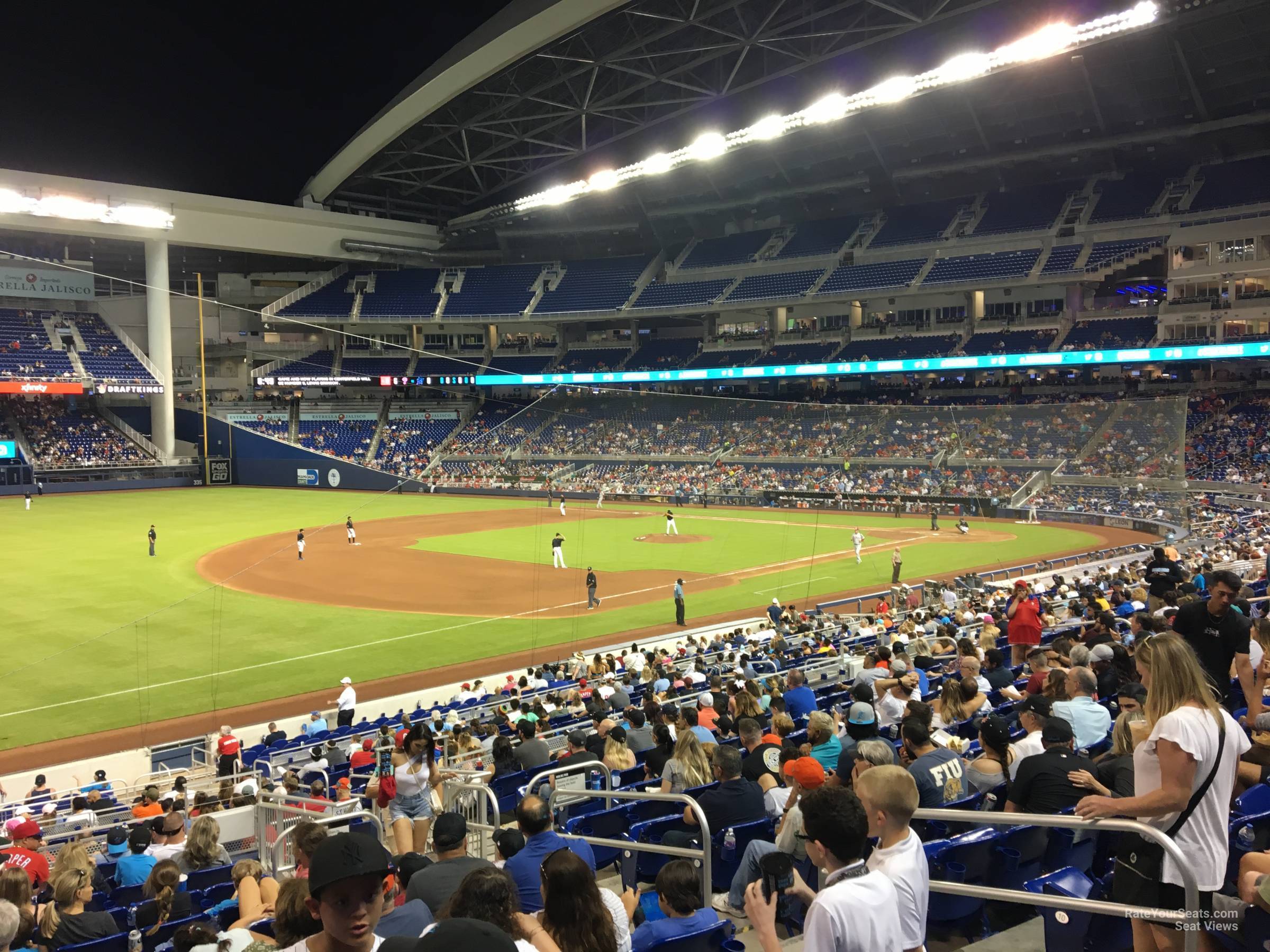 section 24, row 15 seat view  for baseball - loandepot park