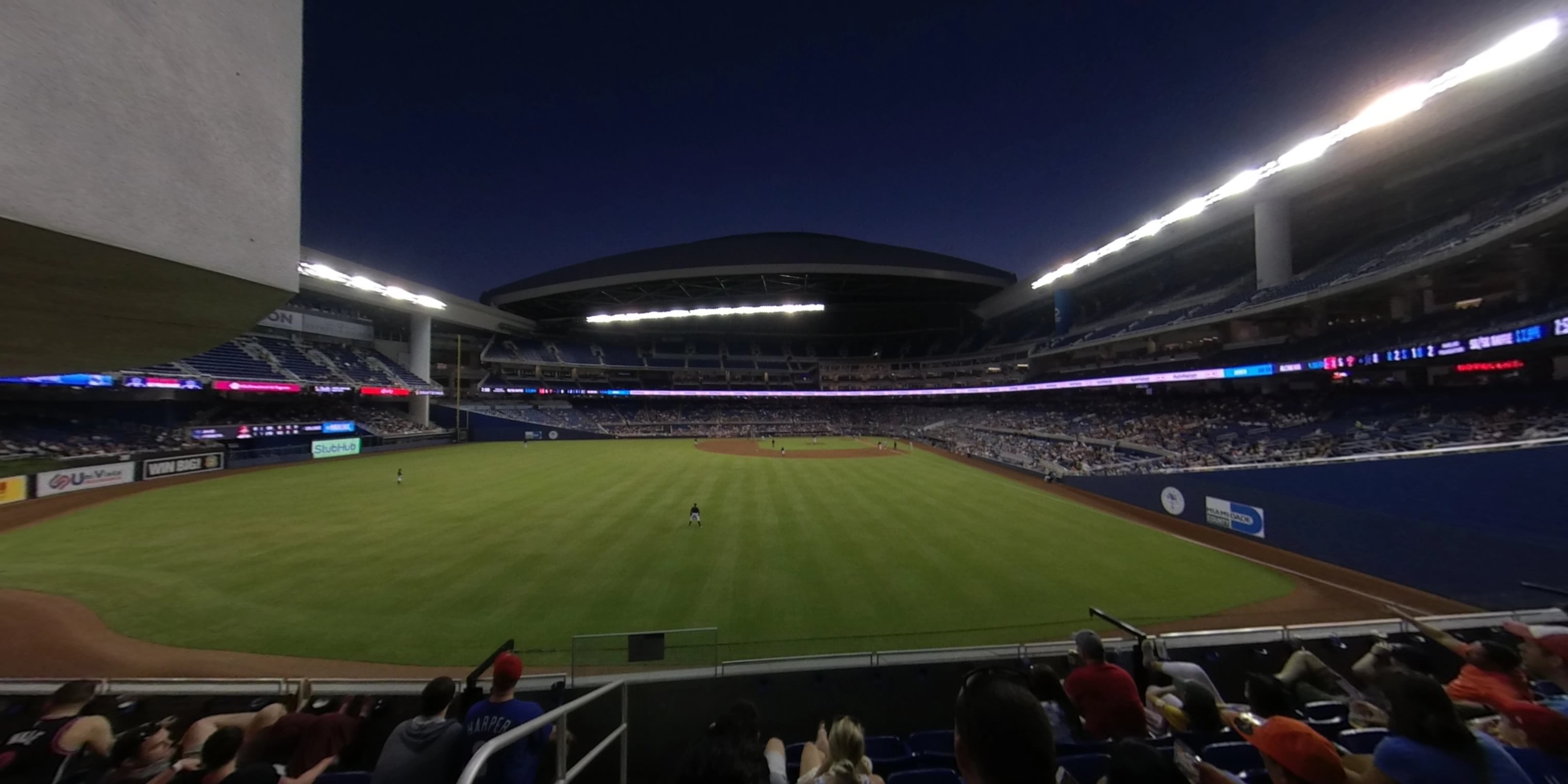 section 32 panoramic seat view  for baseball - loandepot park