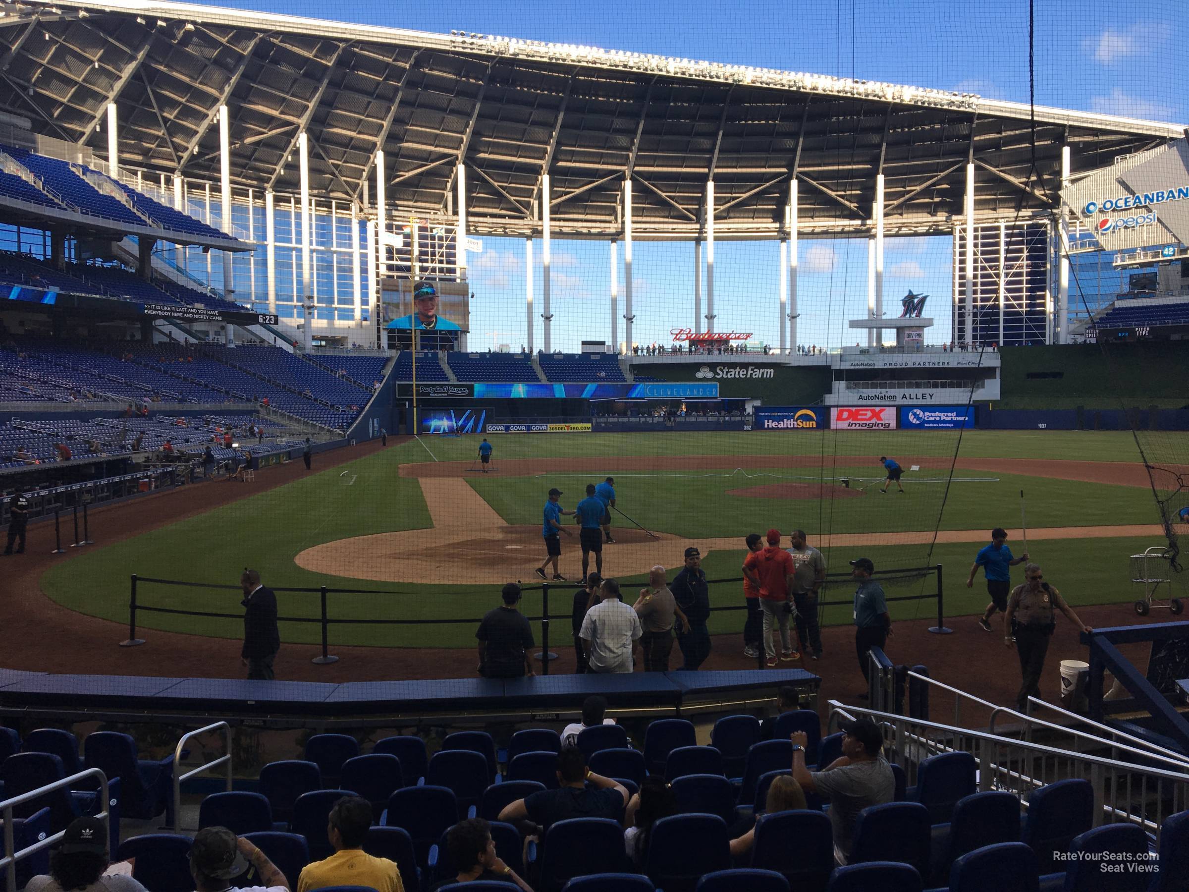 section fl4, row 5 seat view  for baseball - loandepot park