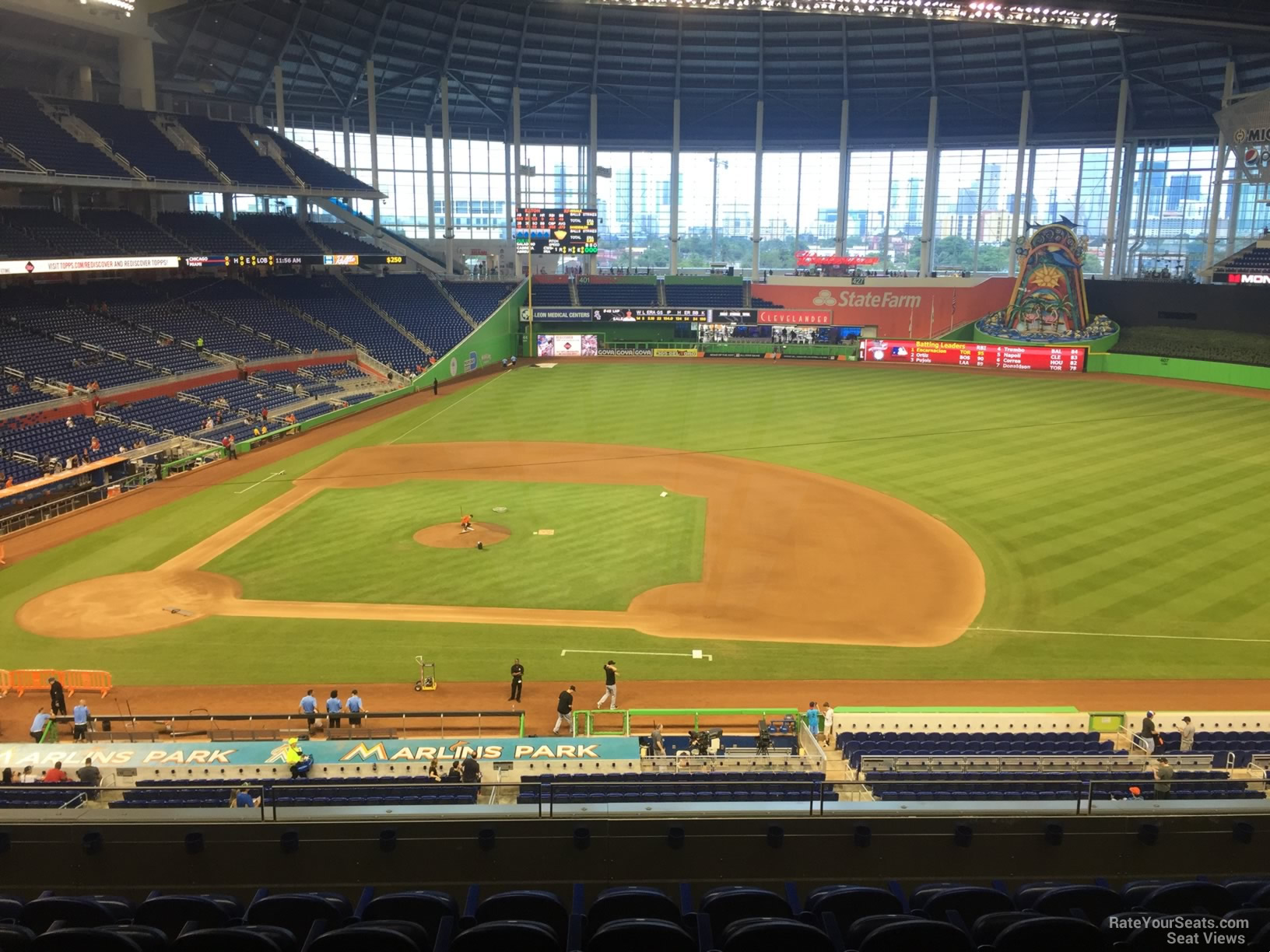 section 209, row 7 seat view  for baseball - loandepot park