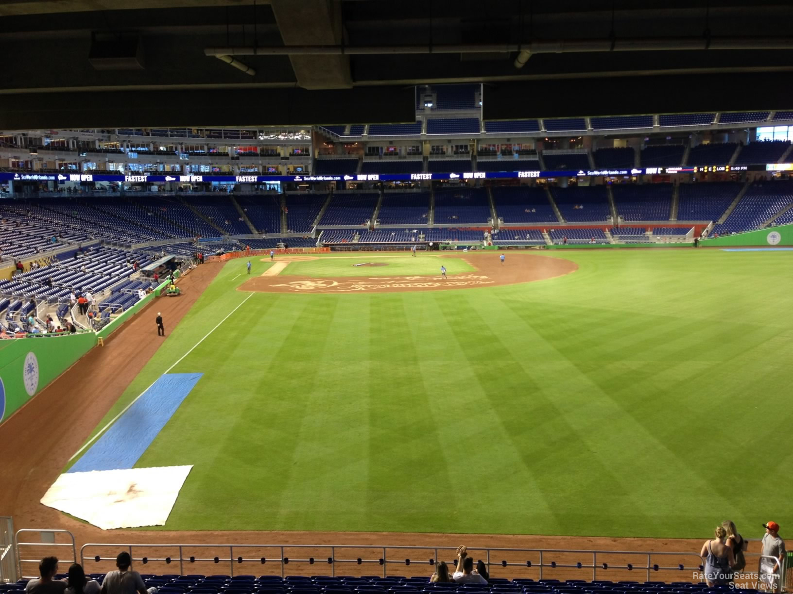 section 40, row 10 seat view  for baseball - loandepot park