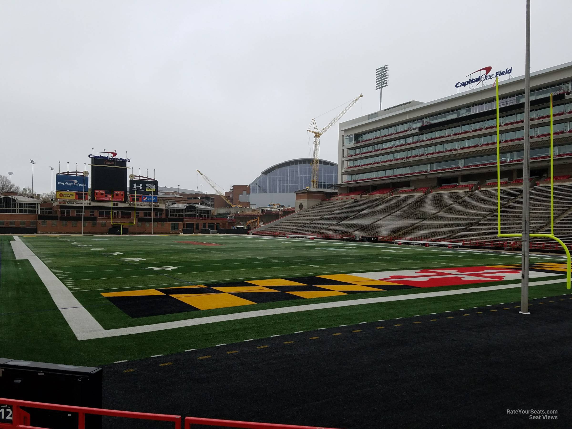 section 12, row g seat view  - secu stadium
