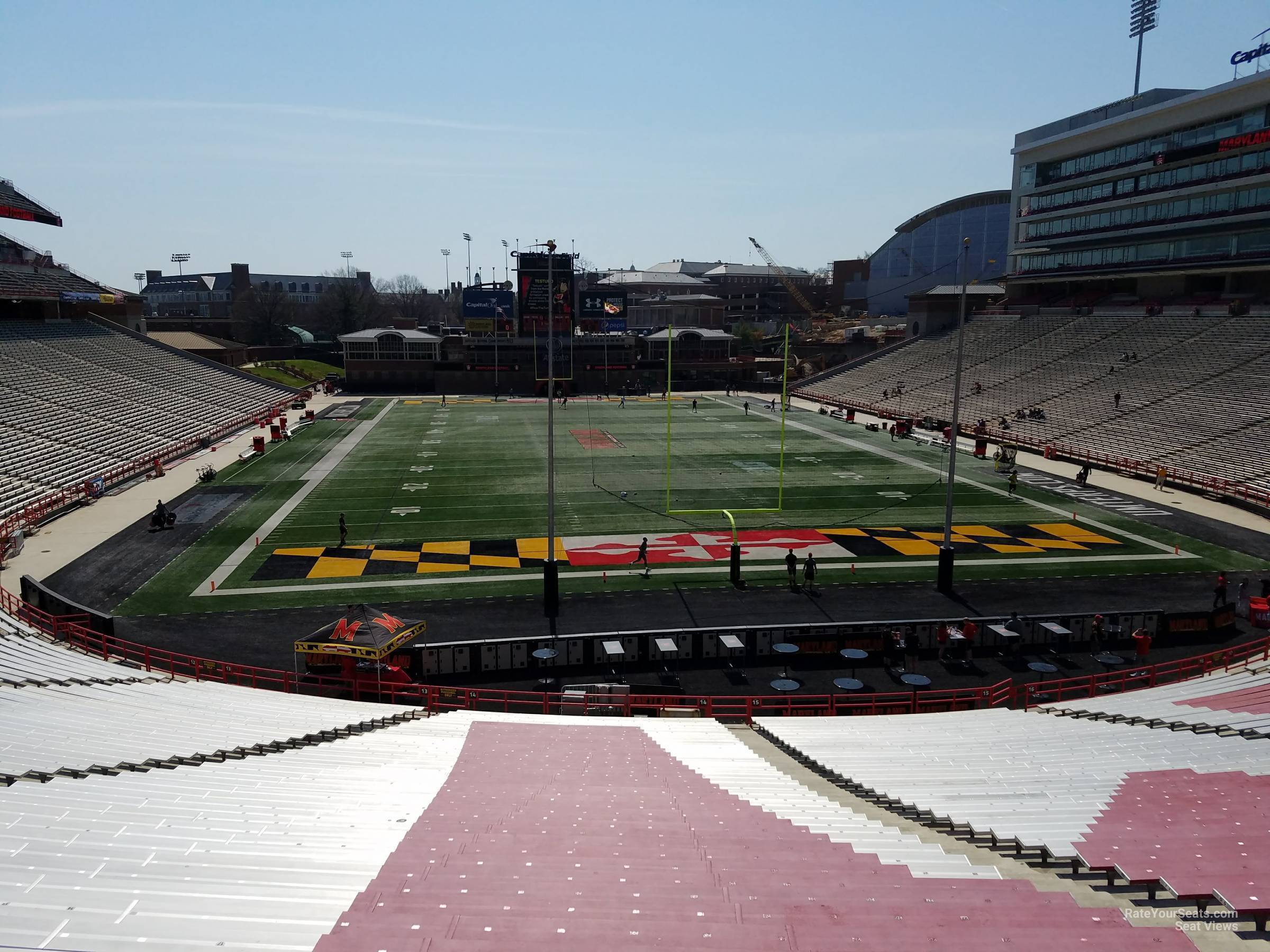 section 14, row ss seat view  - secu stadium