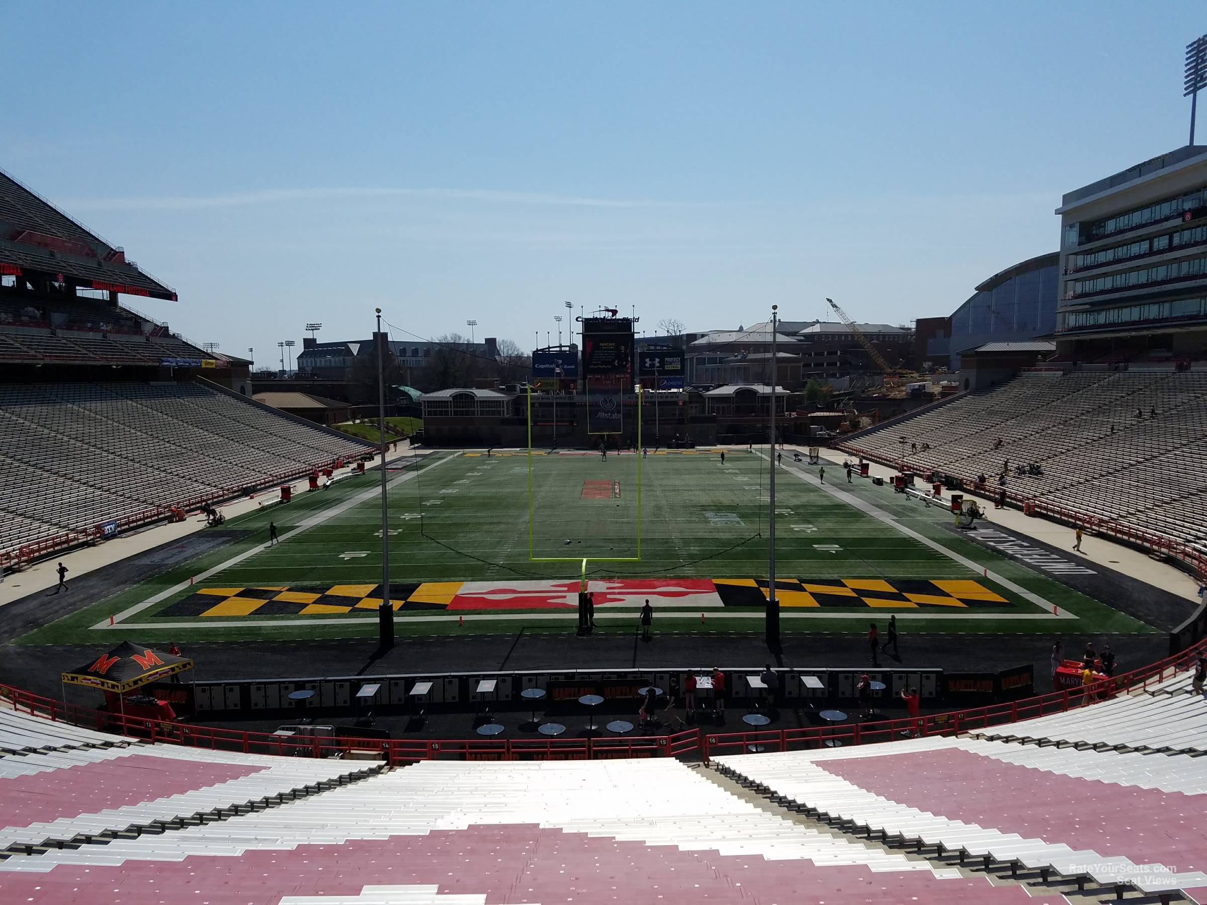section 15, row ss seat view  - secu stadium