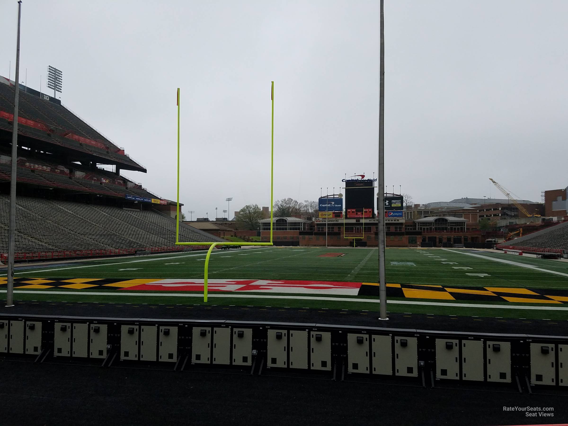 section 16, row g seat view  - secu stadium