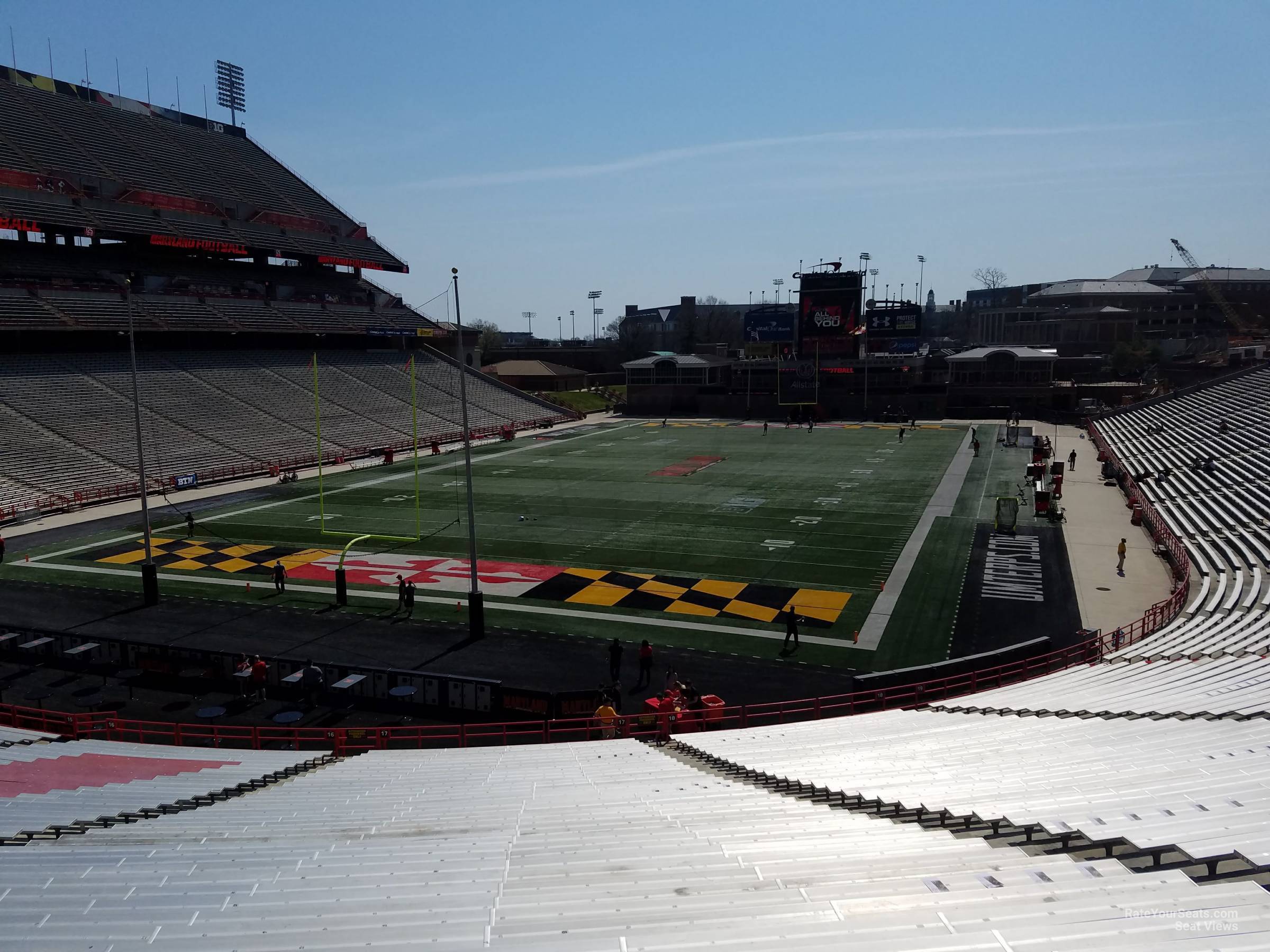 section 17, row ss seat view  - secu stadium