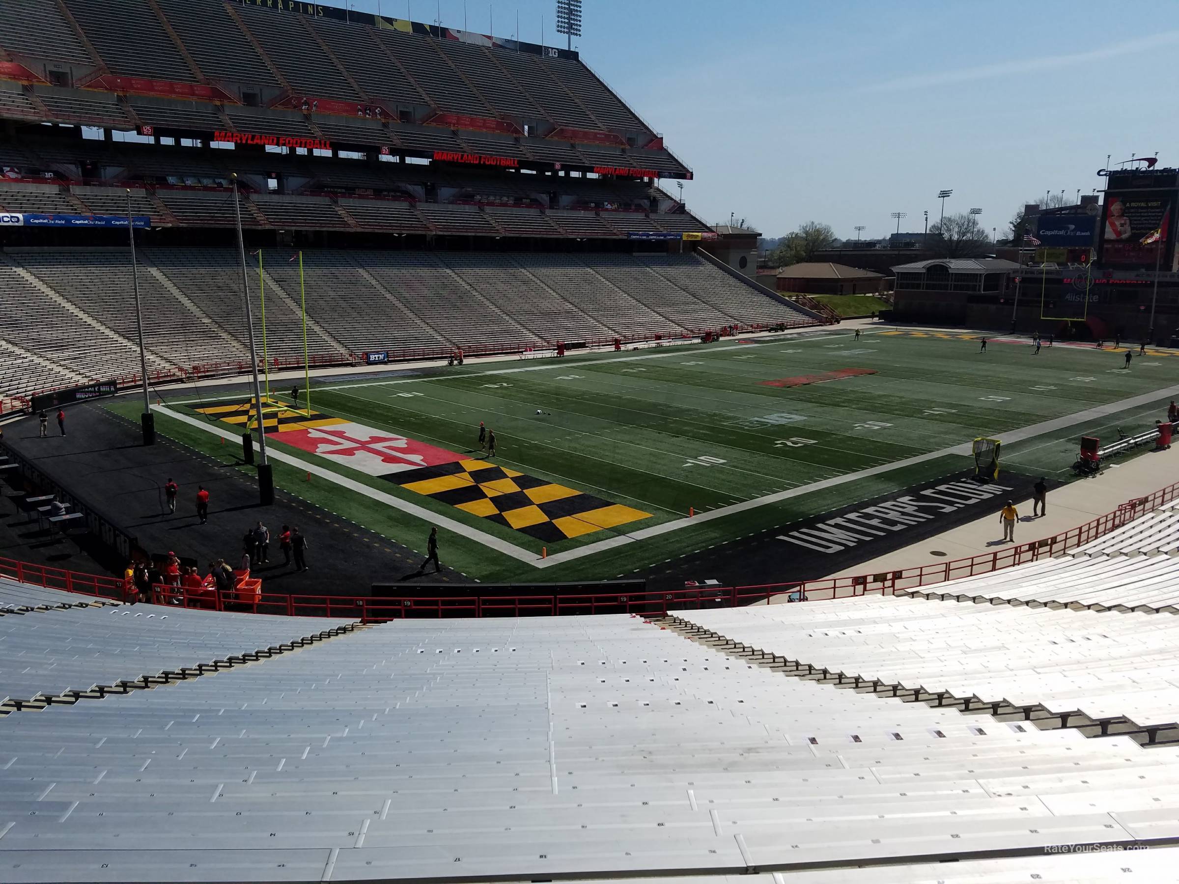 section 19, row ss seat view  - secu stadium