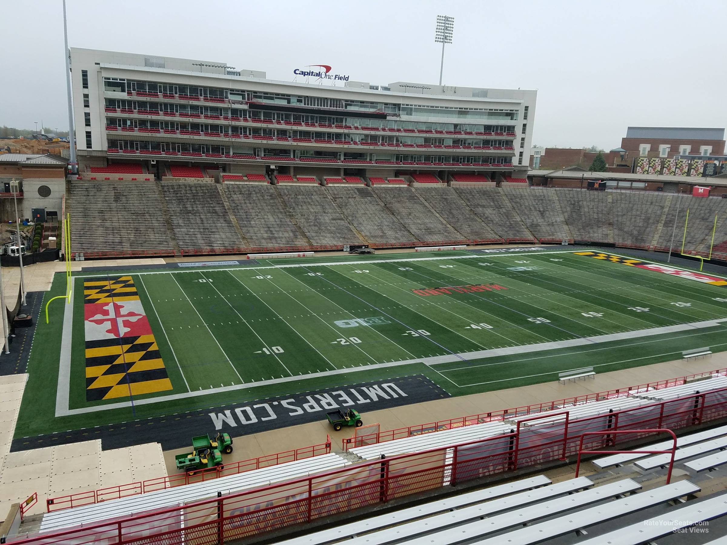 section 202, row j seat view  - secu stadium