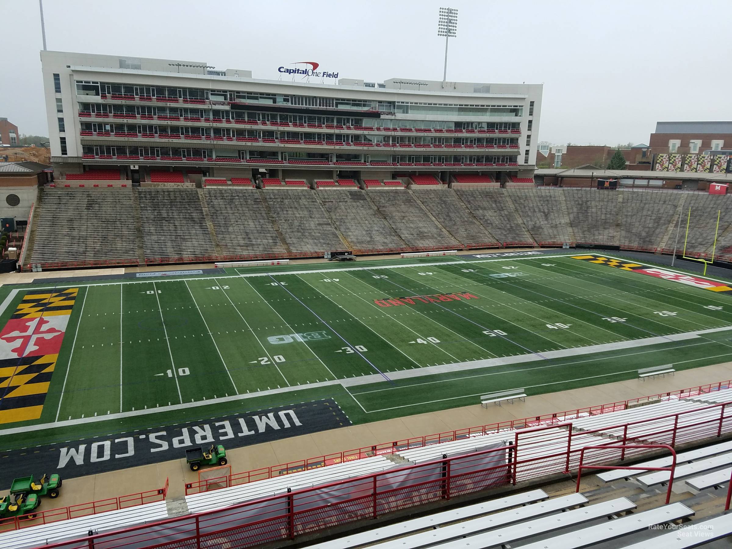 section 203, row j seat view  - secu stadium