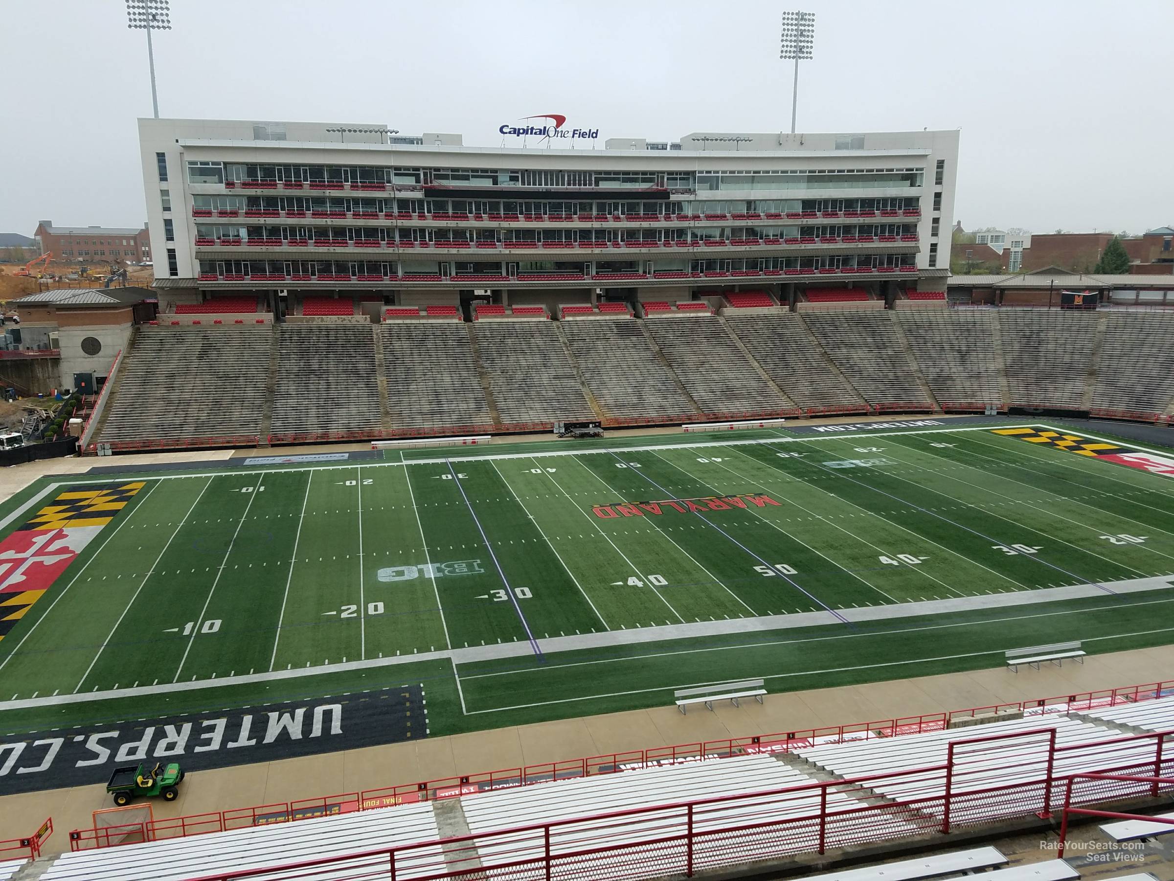 section 204, row j seat view  - secu stadium