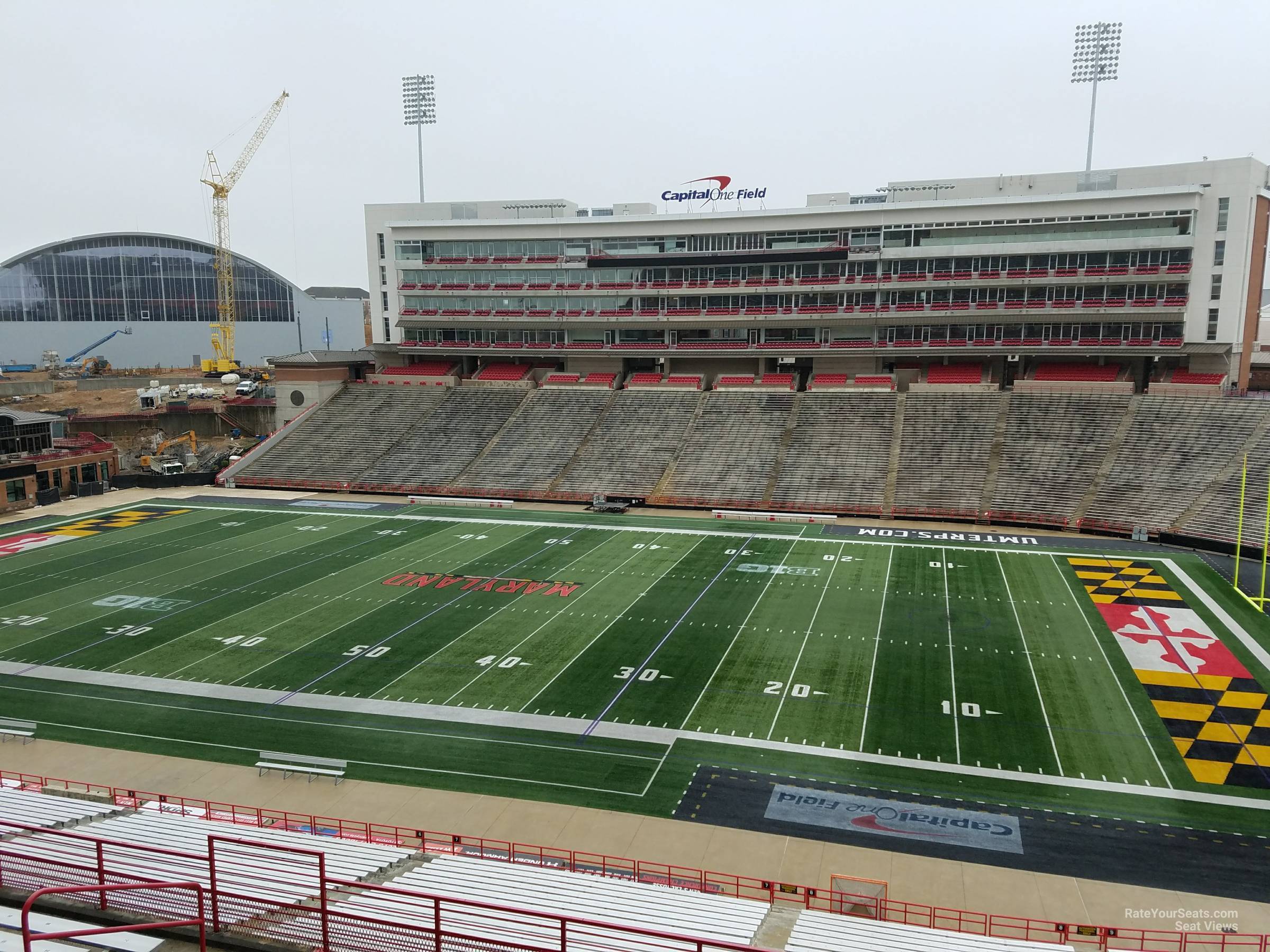 section 209, row j seat view  - secu stadium