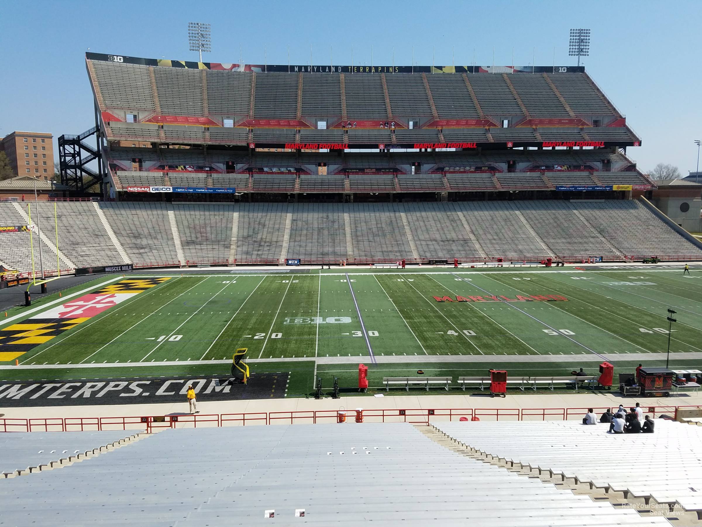 section 23, row ss seat view  - secu stadium