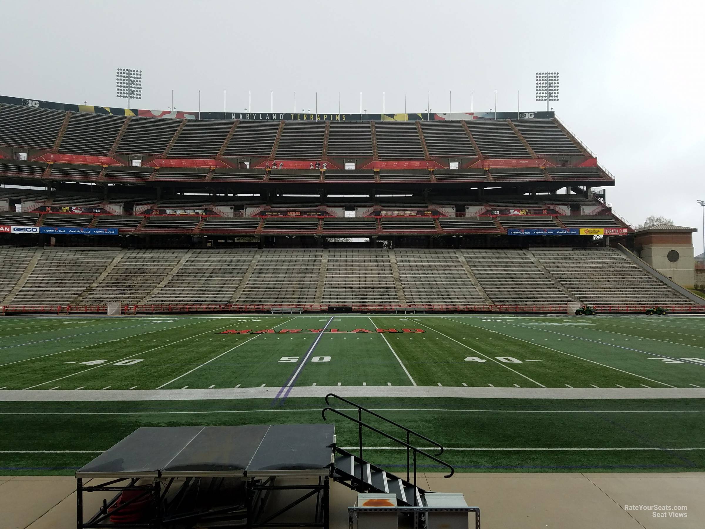 section 25, row g seat view  - maryland stadium