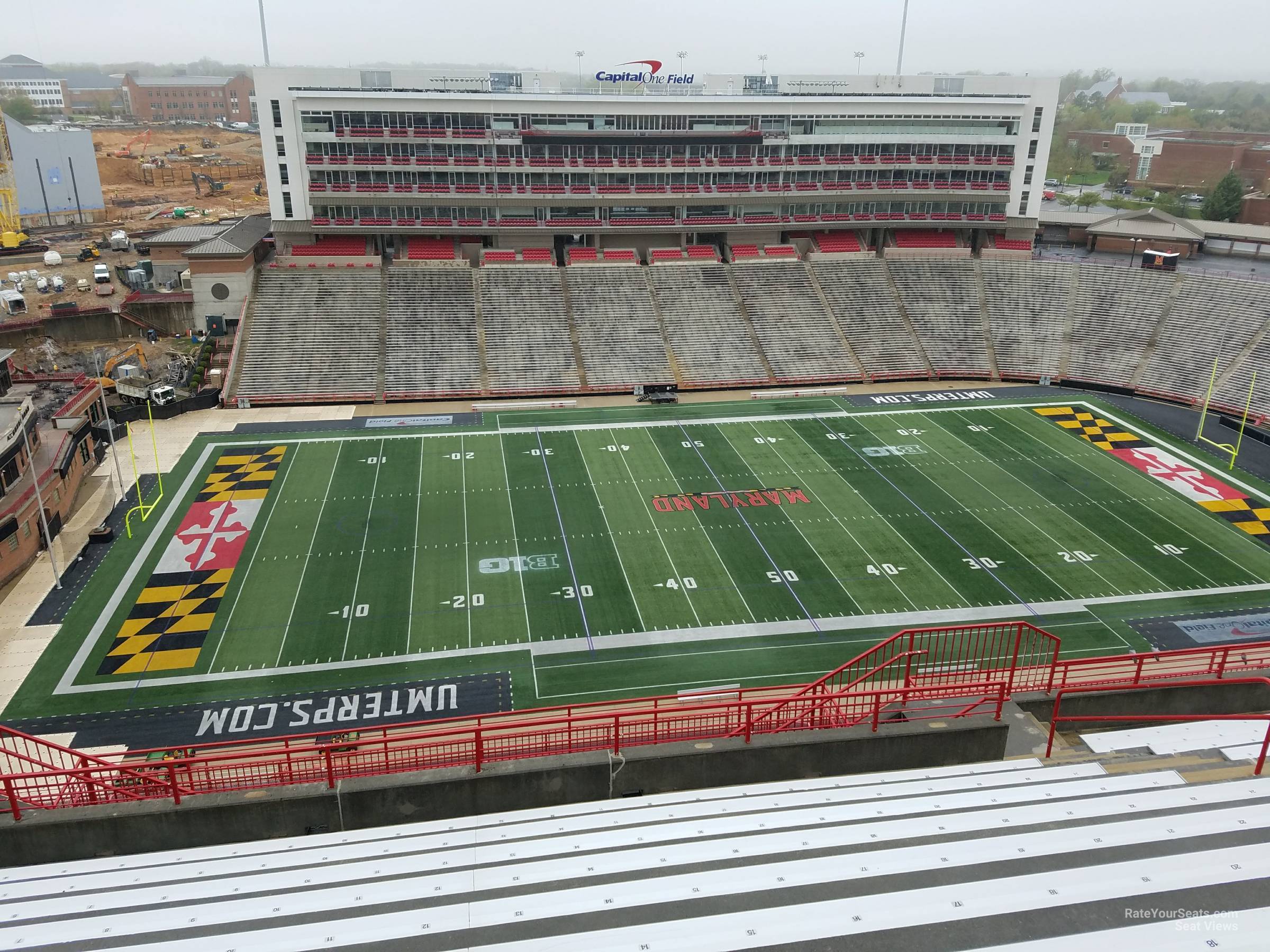 section 304, row s seat view  - maryland stadium