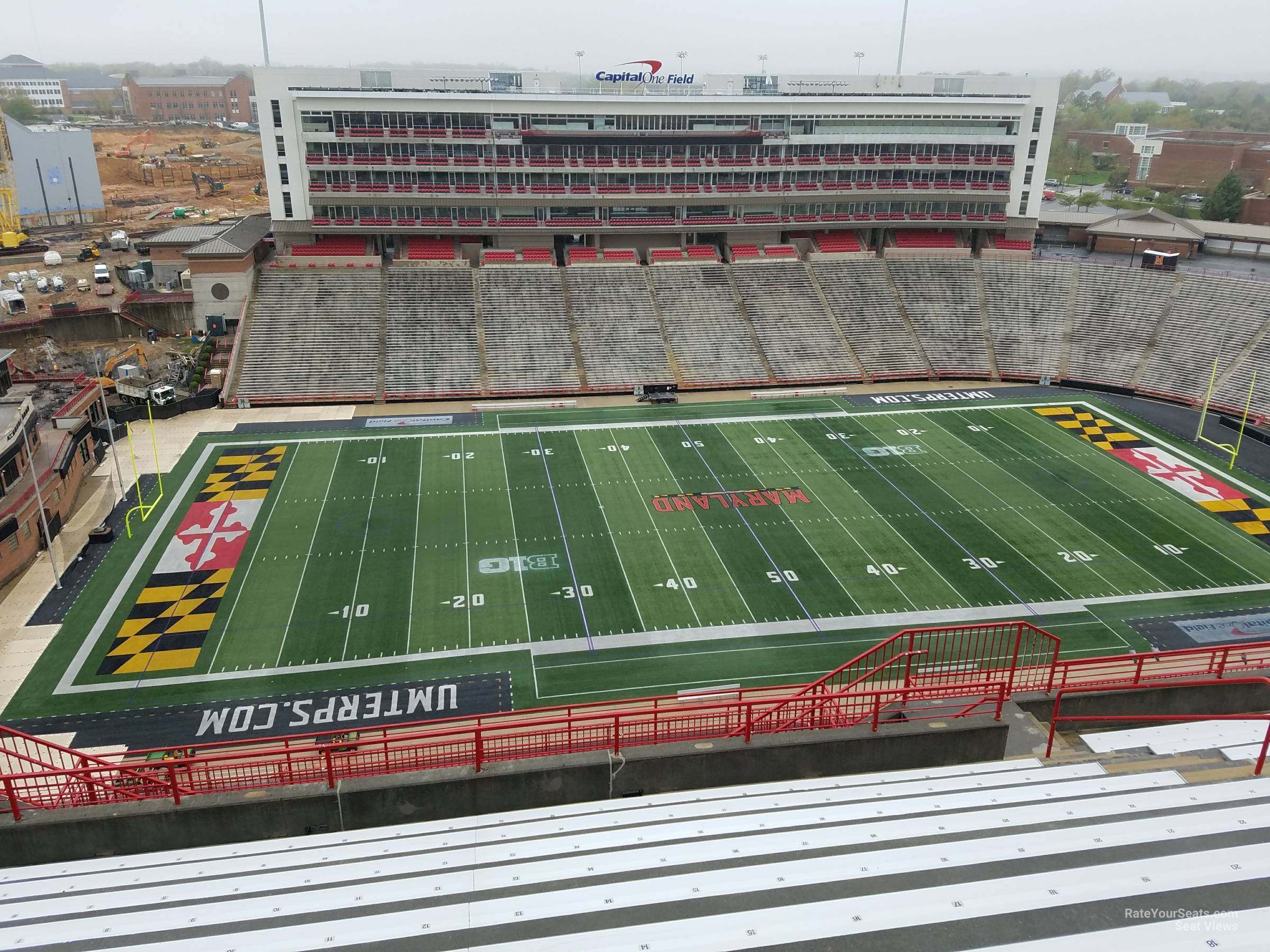 section 304, row s seat view  - secu stadium