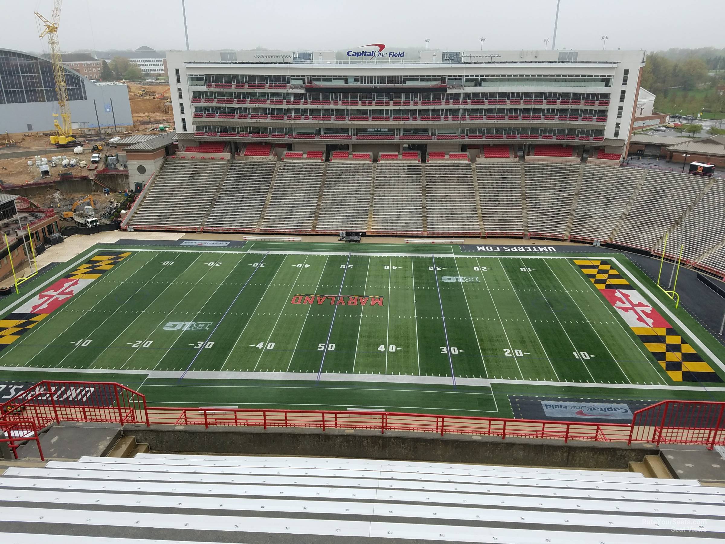 section 307, row s seat view  - secu stadium