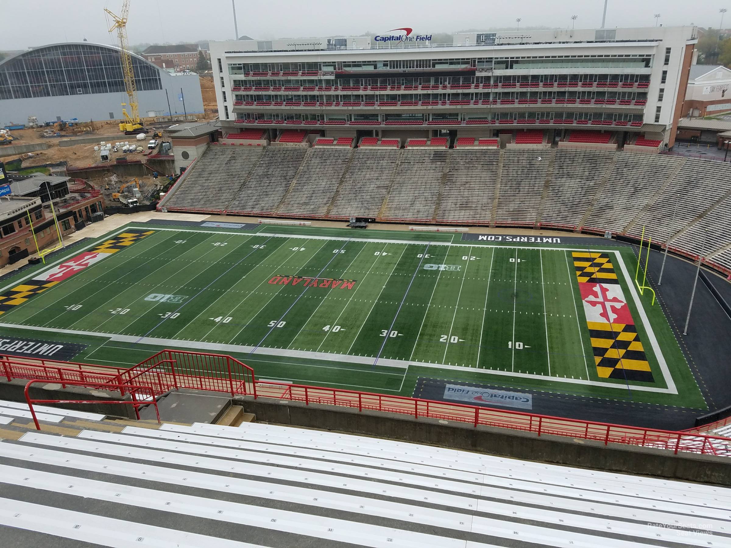 section 309, row s seat view  - secu stadium