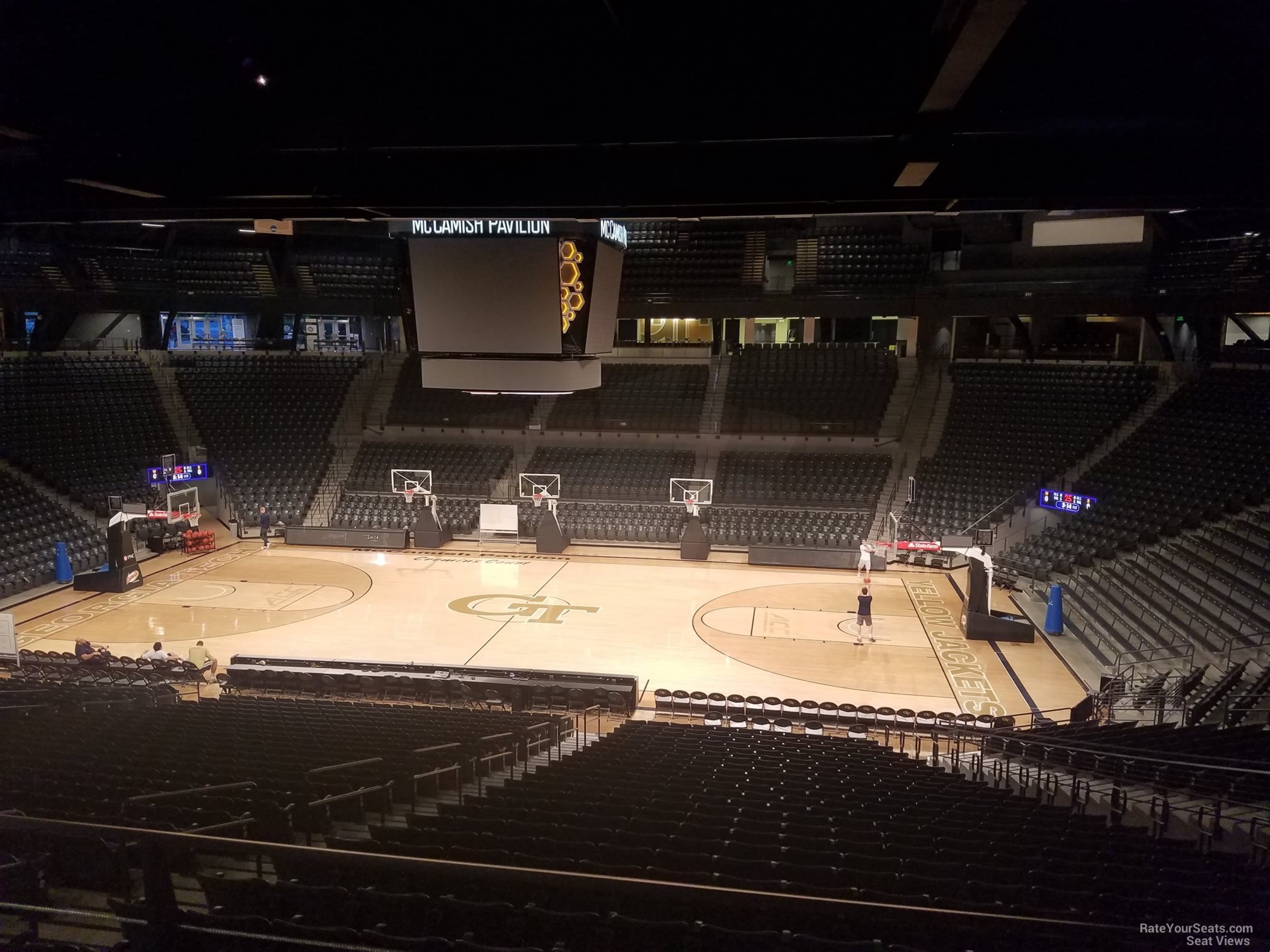 section 100 seat view  - mccamish pavilion