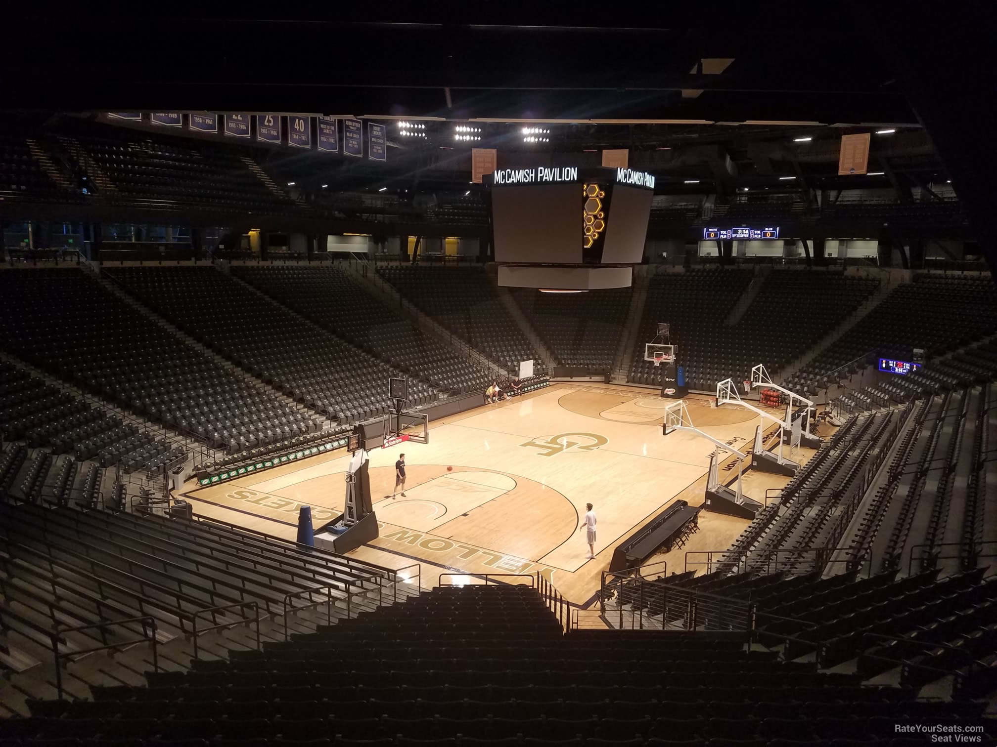 section 112 seat view  - mccamish pavilion