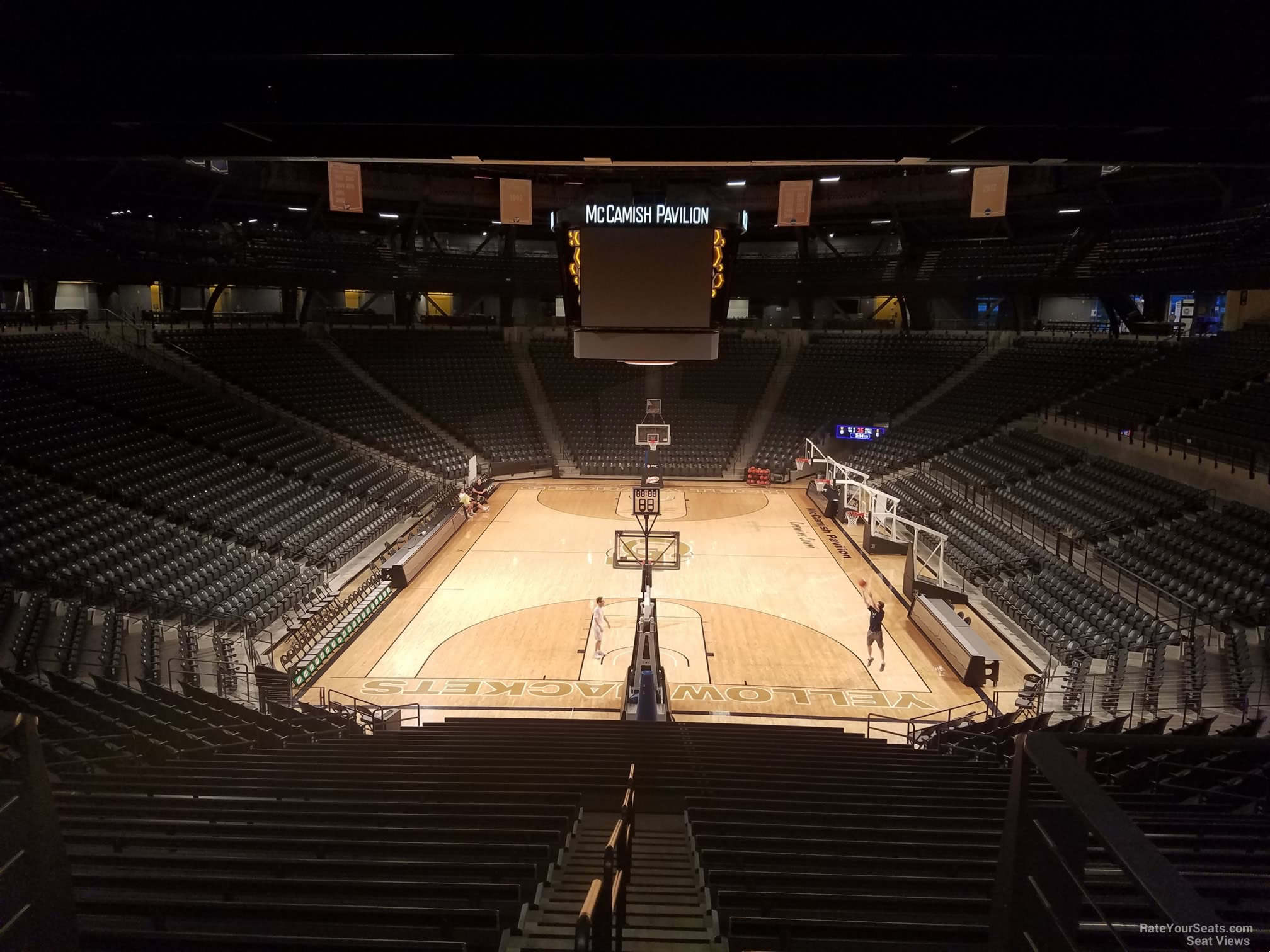 section 113 seat view  - mccamish pavilion