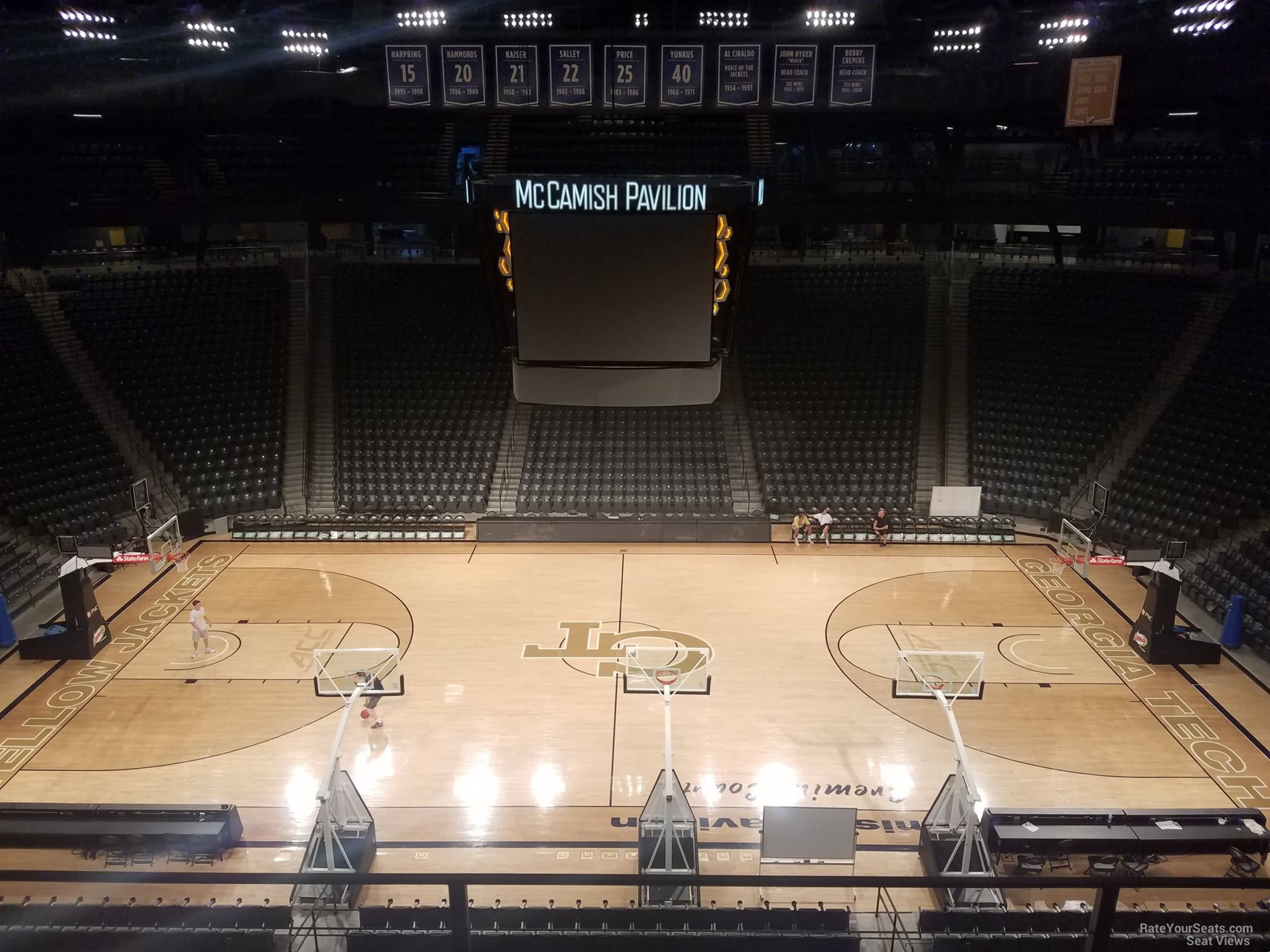 section 209 seat view  - mccamish pavilion