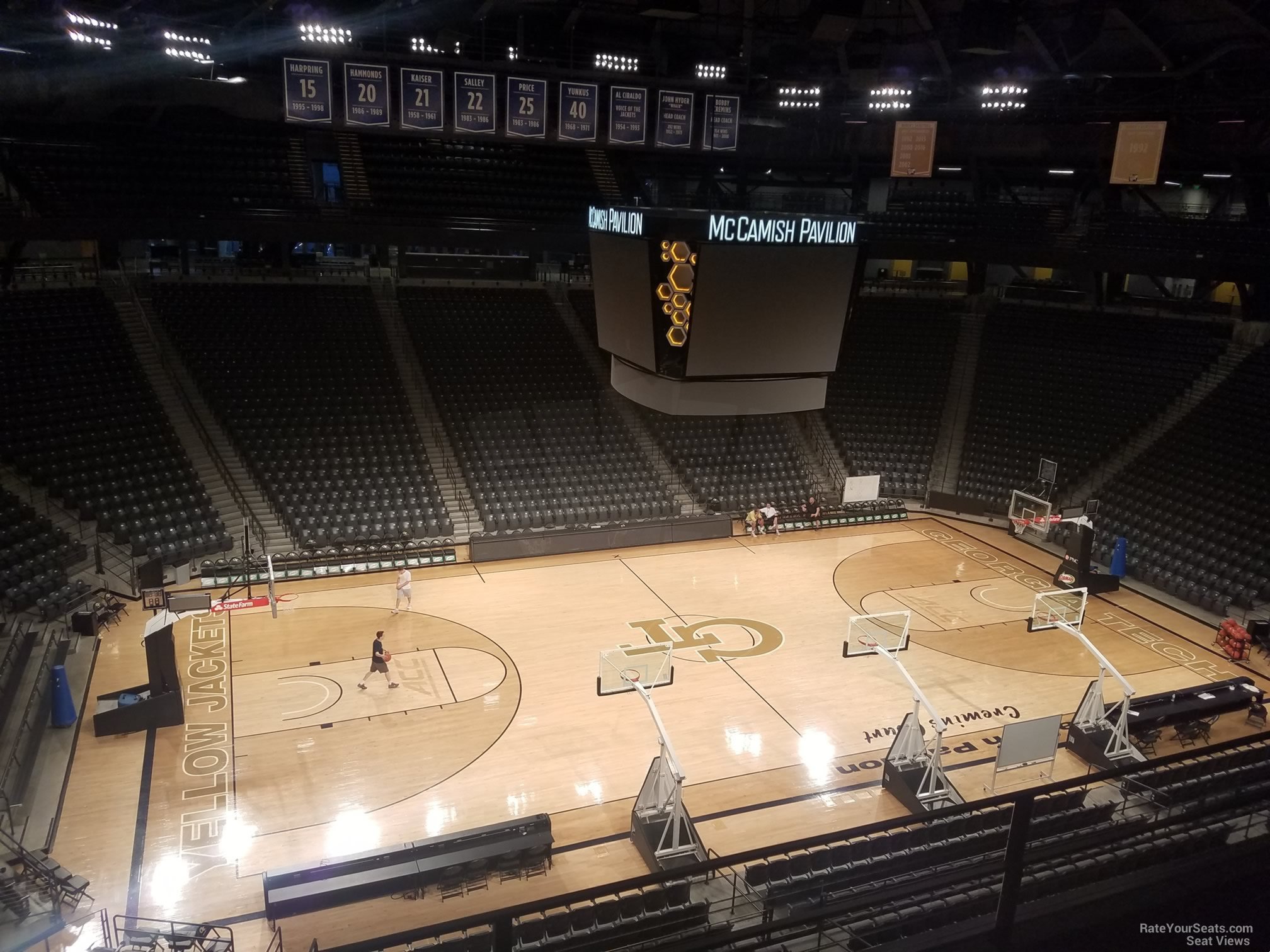 section 210 seat view  - mccamish pavilion