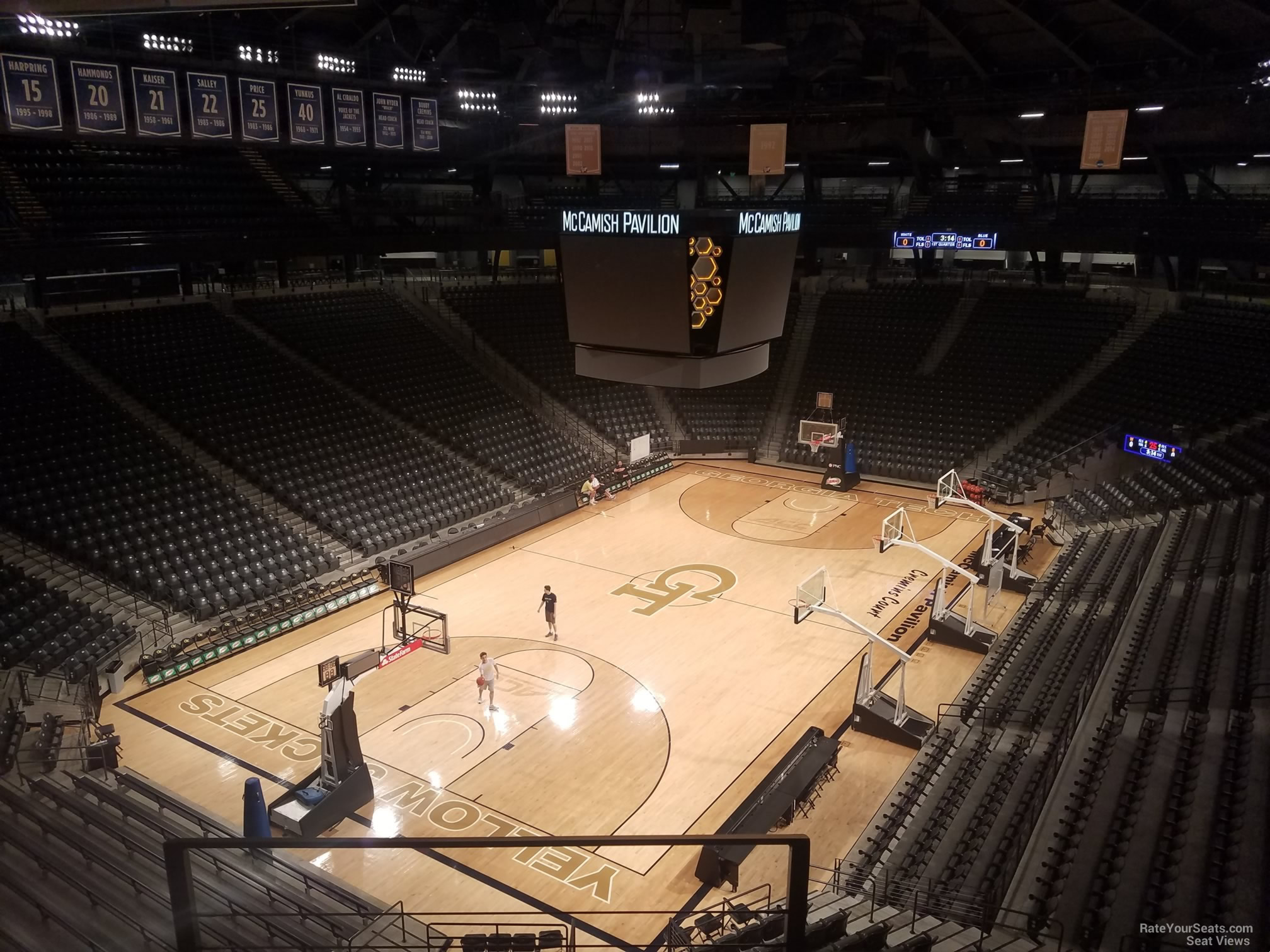 section 212 seat view  - mccamish pavilion