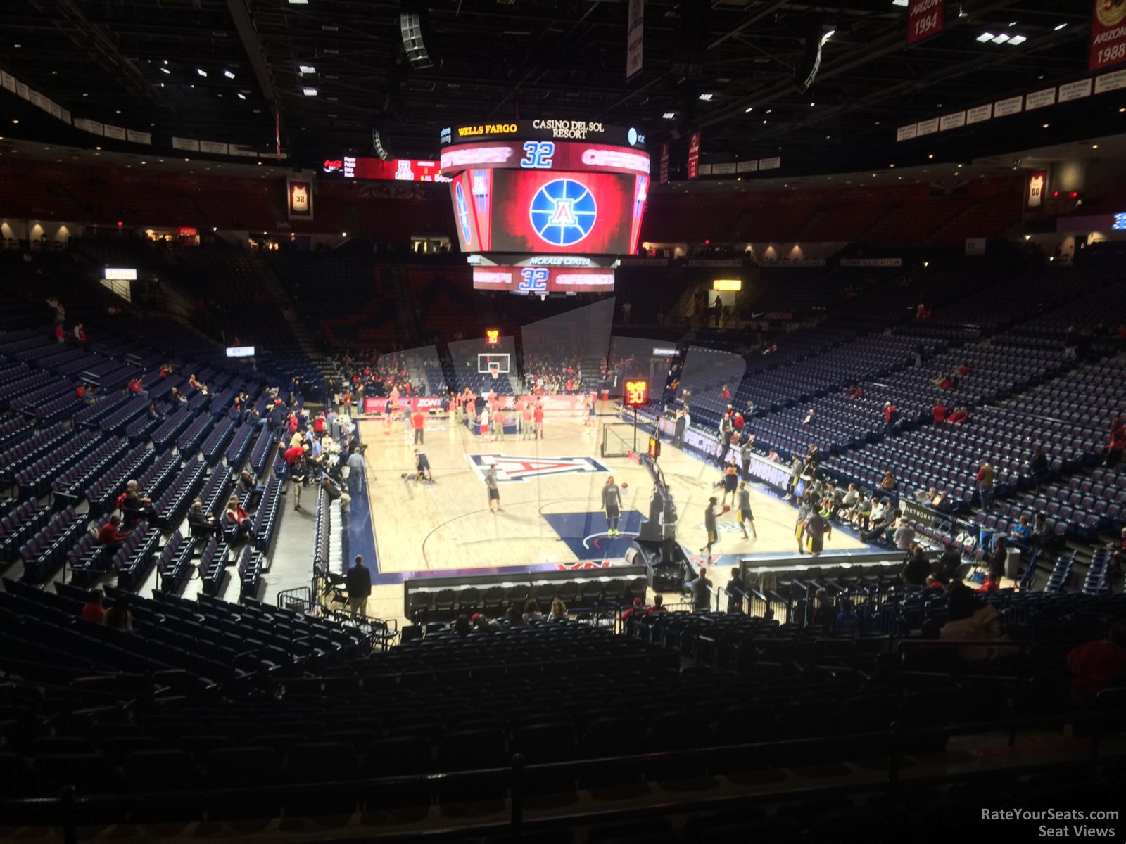 section 10, row 23 seat view  - mckale center