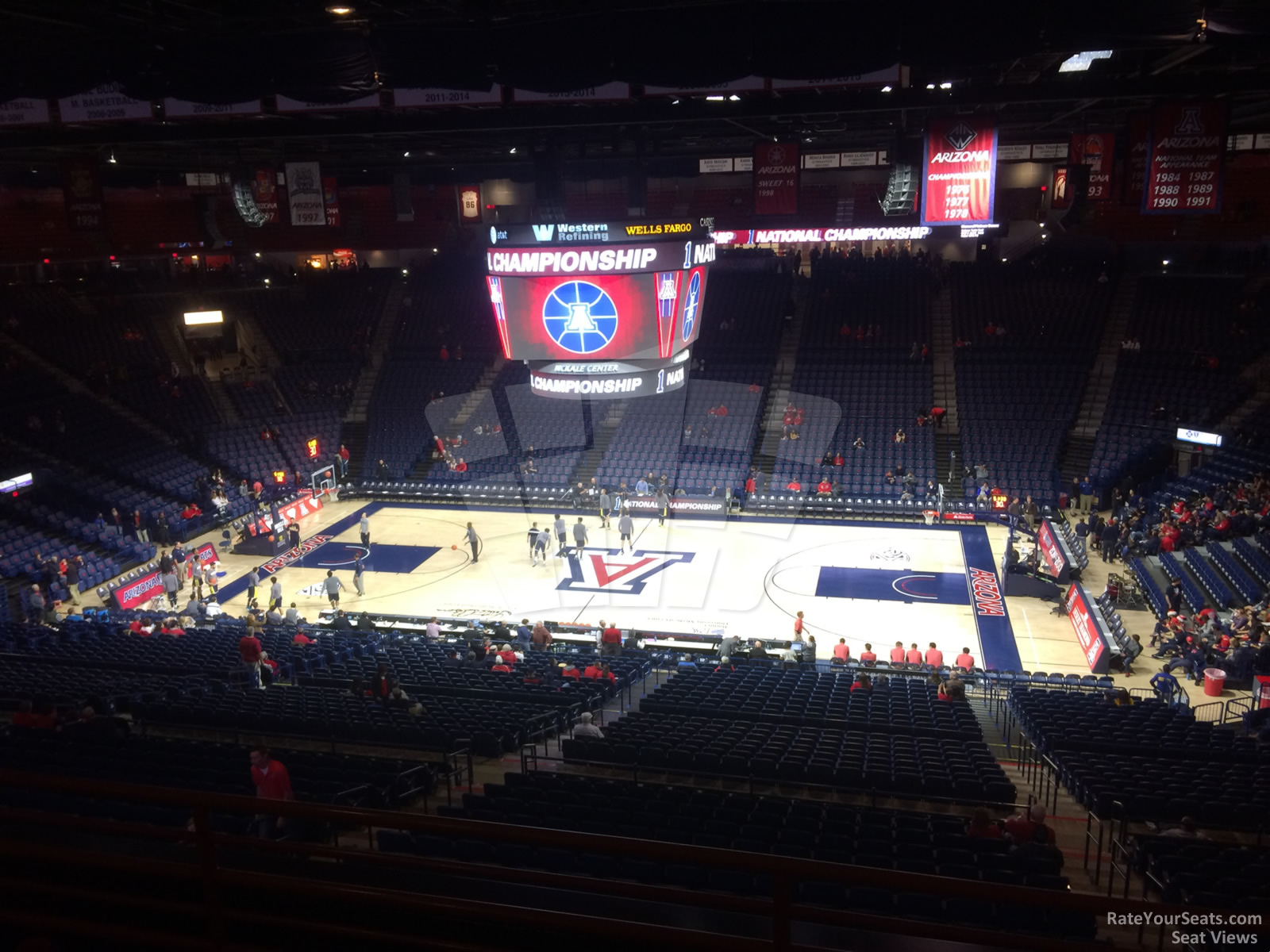 section 101a, row 35 seat view  - mckale center