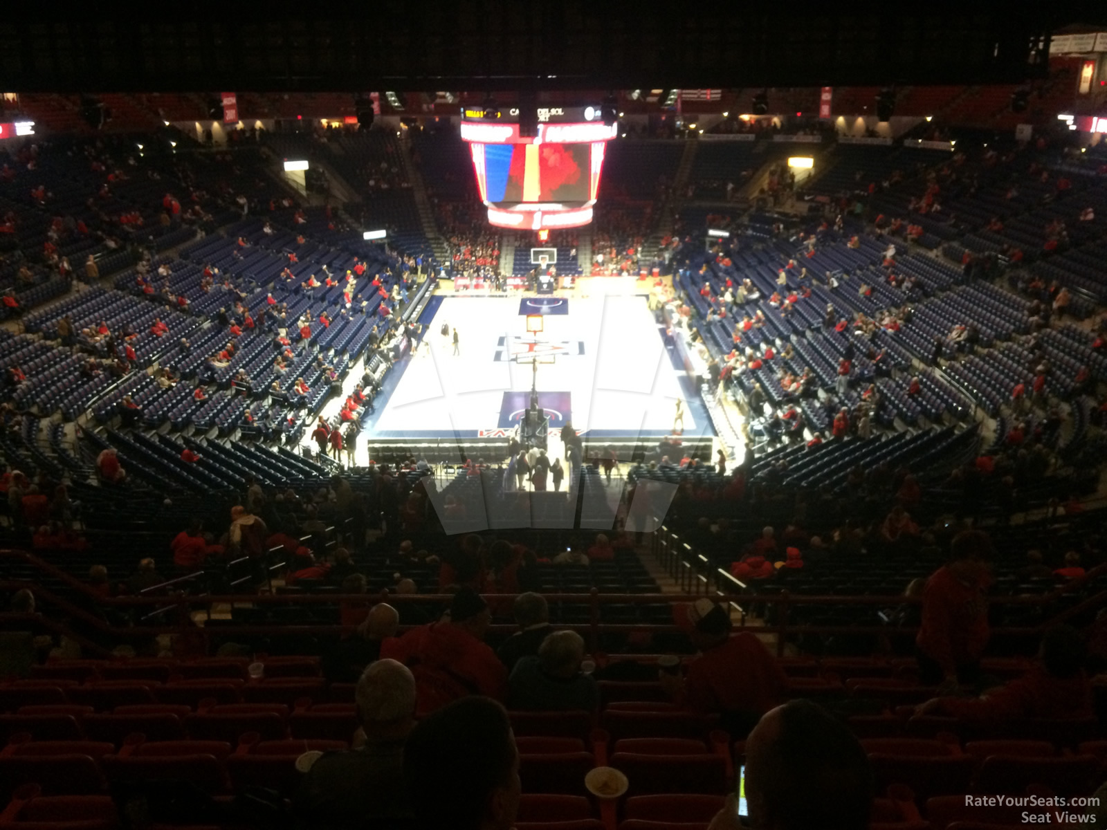 section 108, row 41 seat view  - mckale center