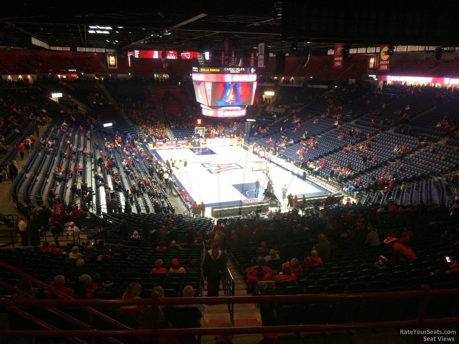 section 110, row 41 seat view  - mckale center