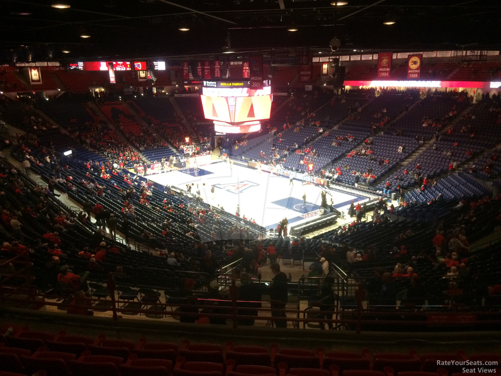section 112, row 41 seat view  - mckale center