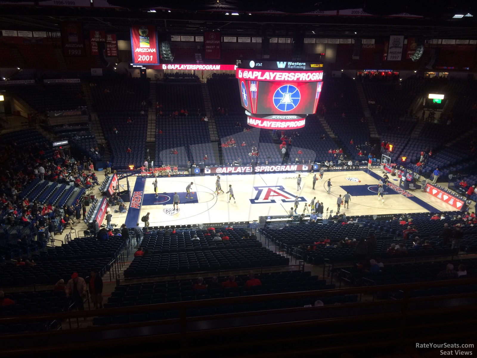 section 115c, row 35 seat view  - mckale center