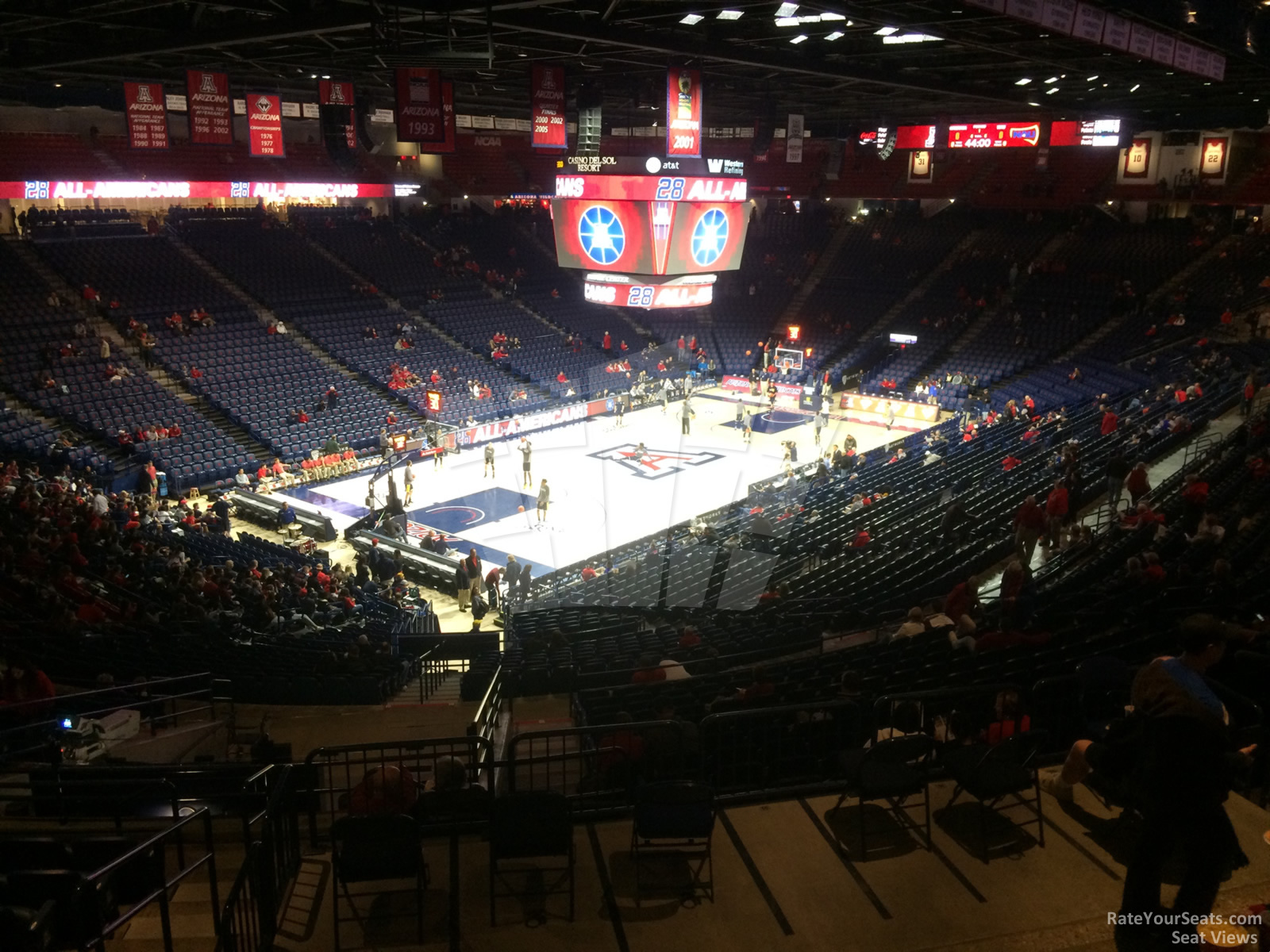 section 117, row 35 seat view  - mckale center