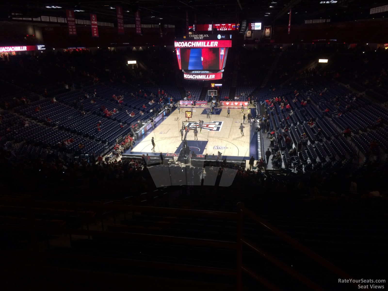 section 120, row 35 seat view  - mckale center