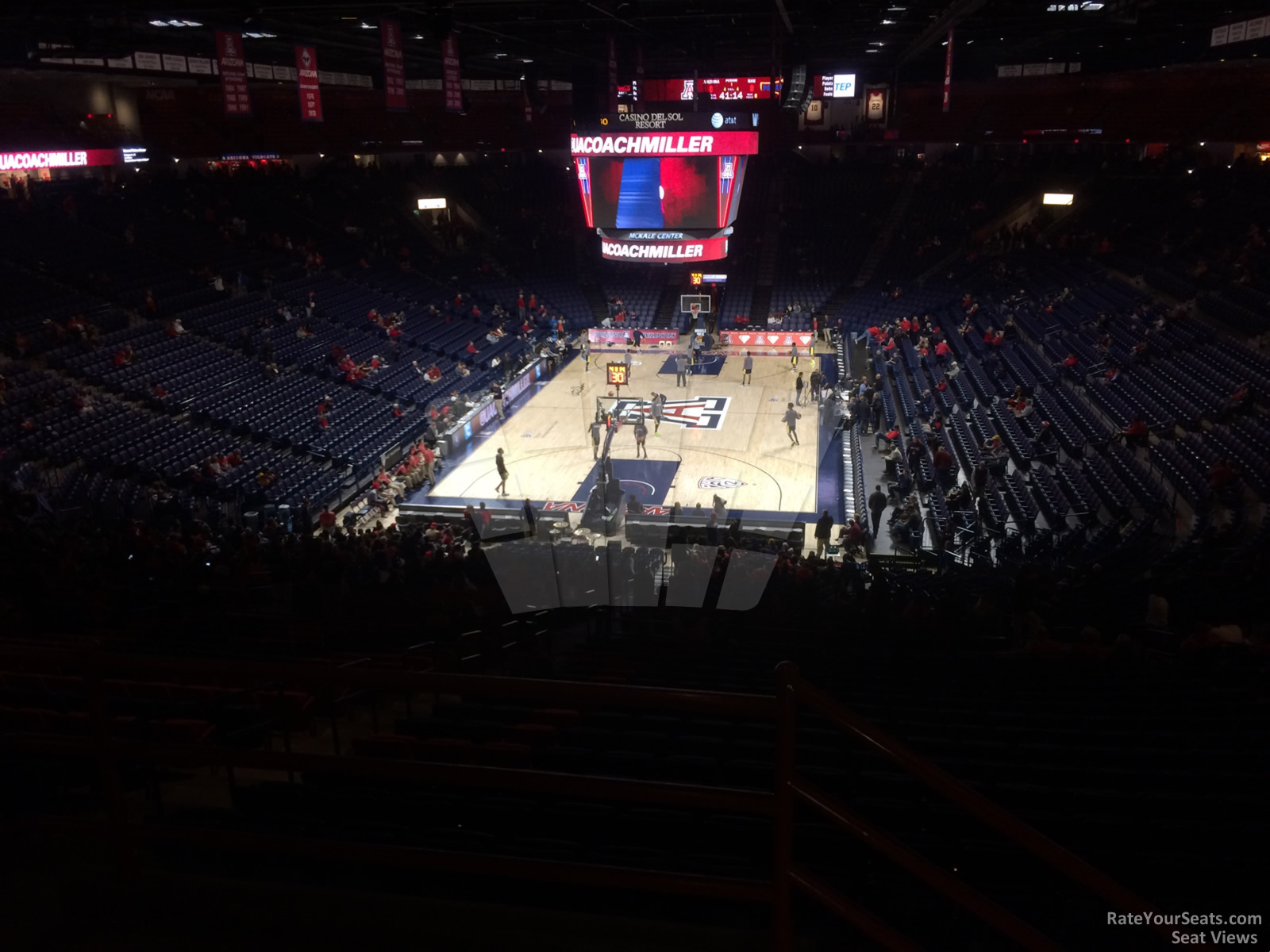 section 120, row 35 seat view  - mckale center