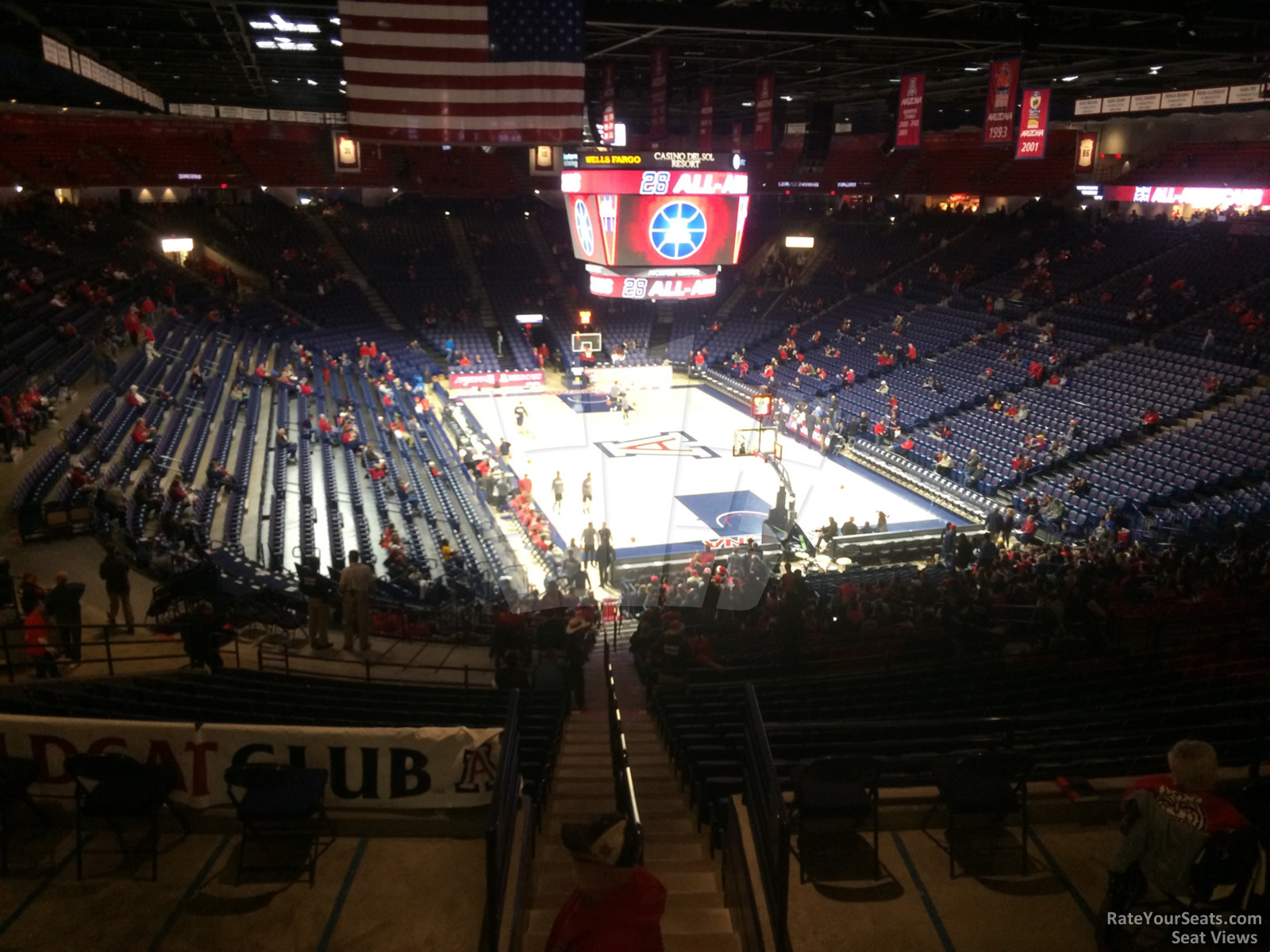 section 123, row 35 seat view  - mckale center