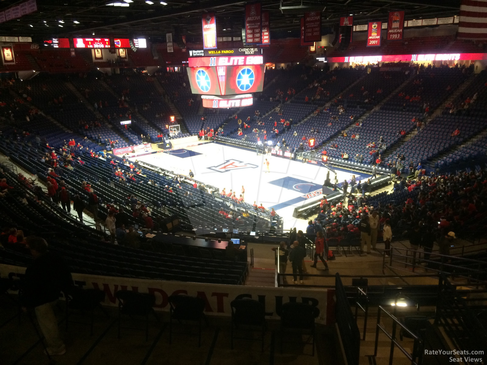 section 125, row 35 seat view  - mckale center