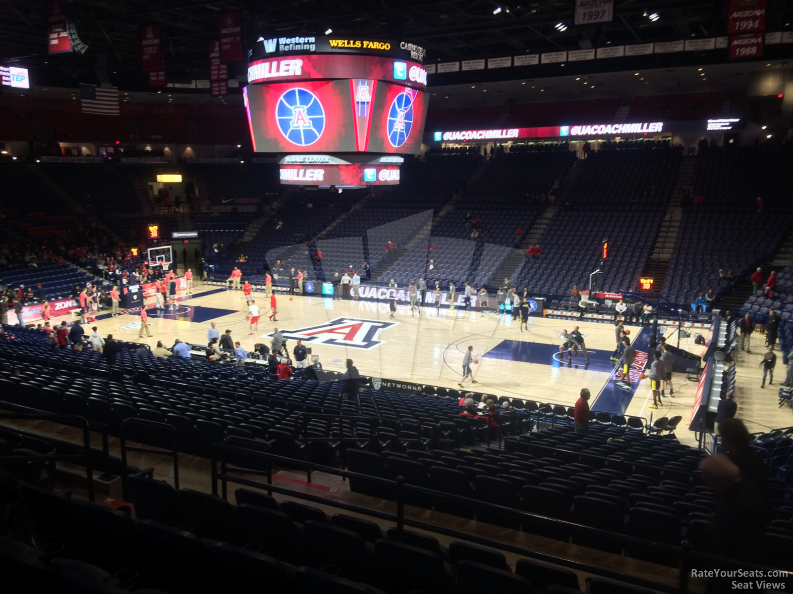 section 13, row 23 seat view  - mckale center