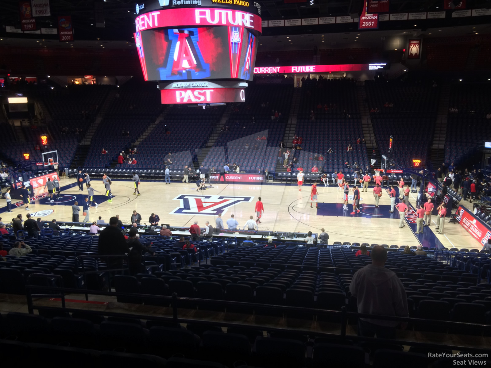 section 2, row 23 seat view  - mckale center